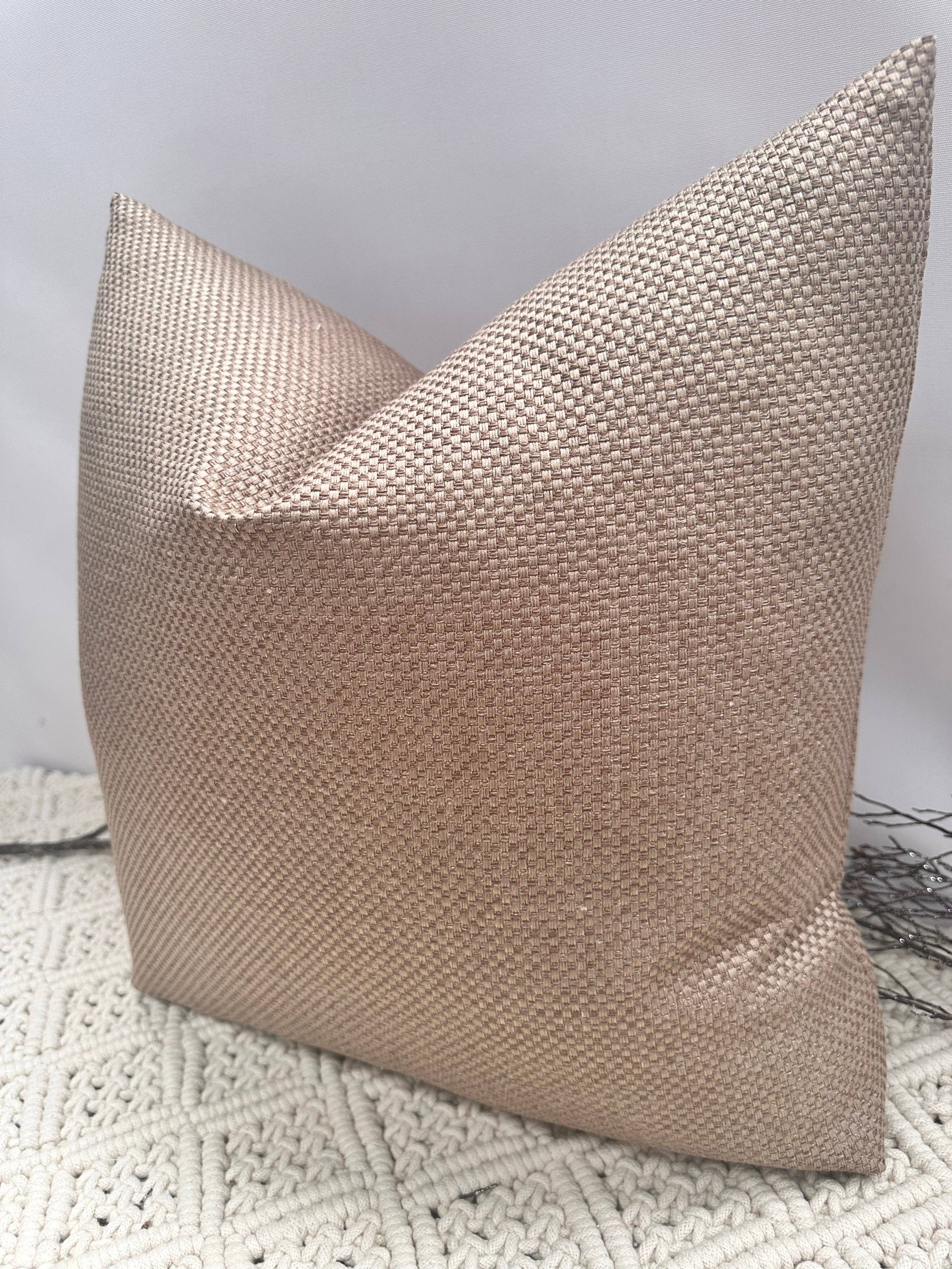 The Taupe Elie Cushion - Style No. 205 - Decor Addict, LLC