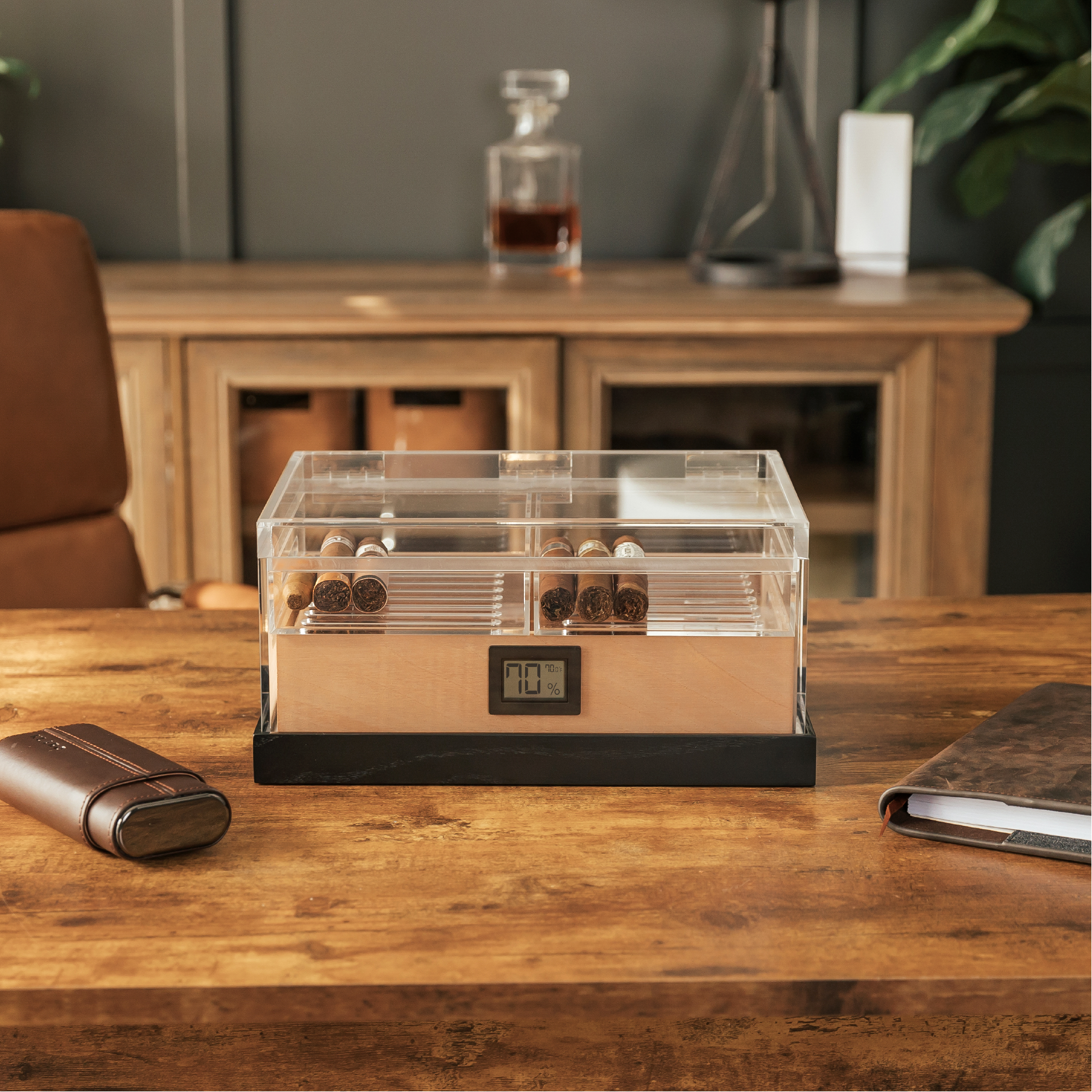 Felix Pro Tupperdor - Acrylic Humidor - Decor Addict, LLC