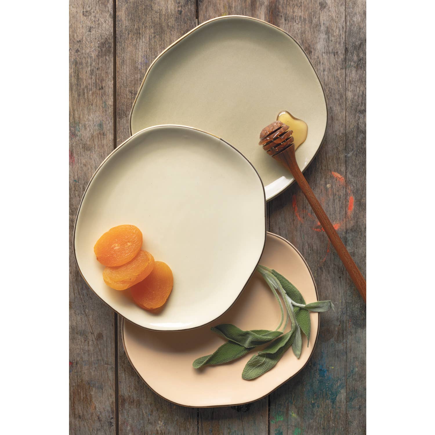 Flight Pebble Appetizer Plates Set of 4 - Decor Addict, LLC
