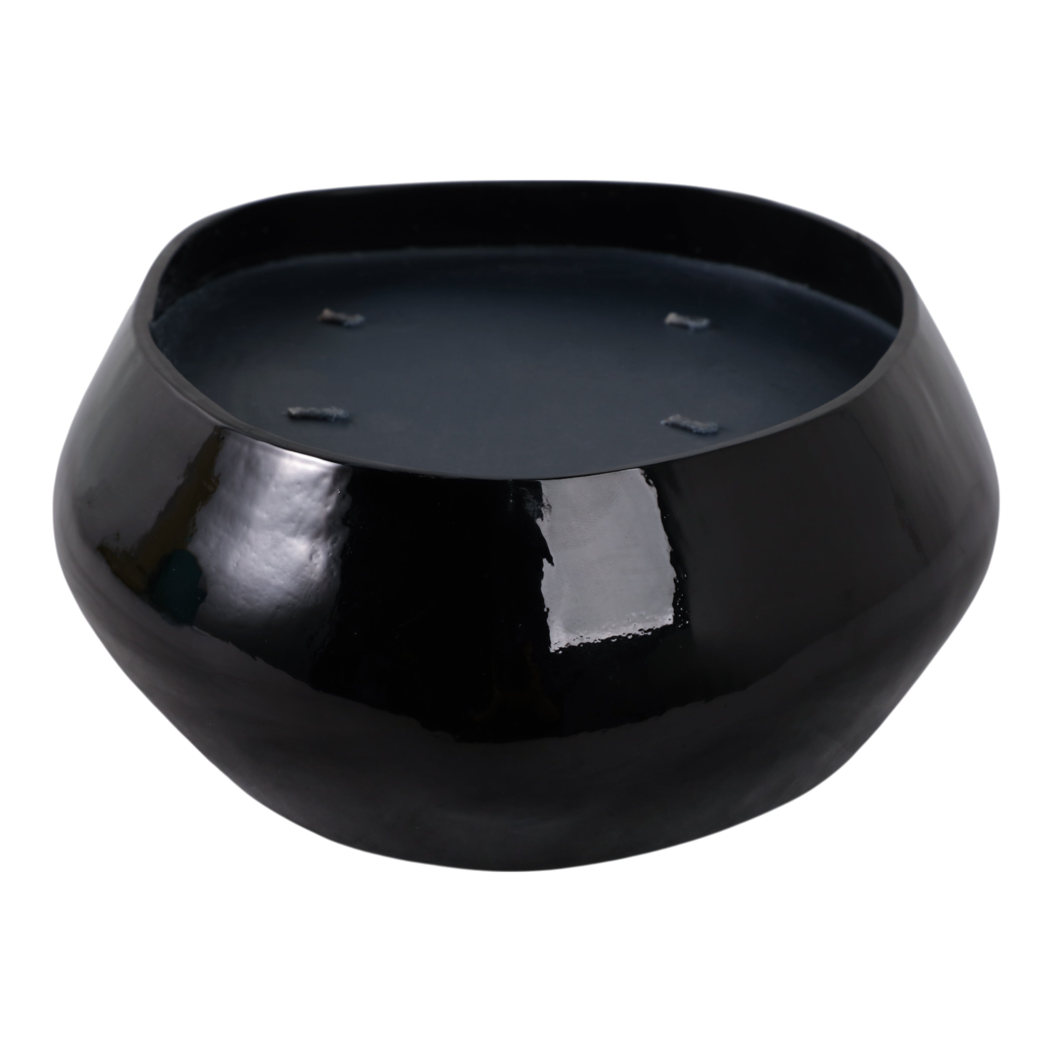 10x3" 61 Oz Red Currant & Oak Scented Candle, Blac - Decor Addict, LLC