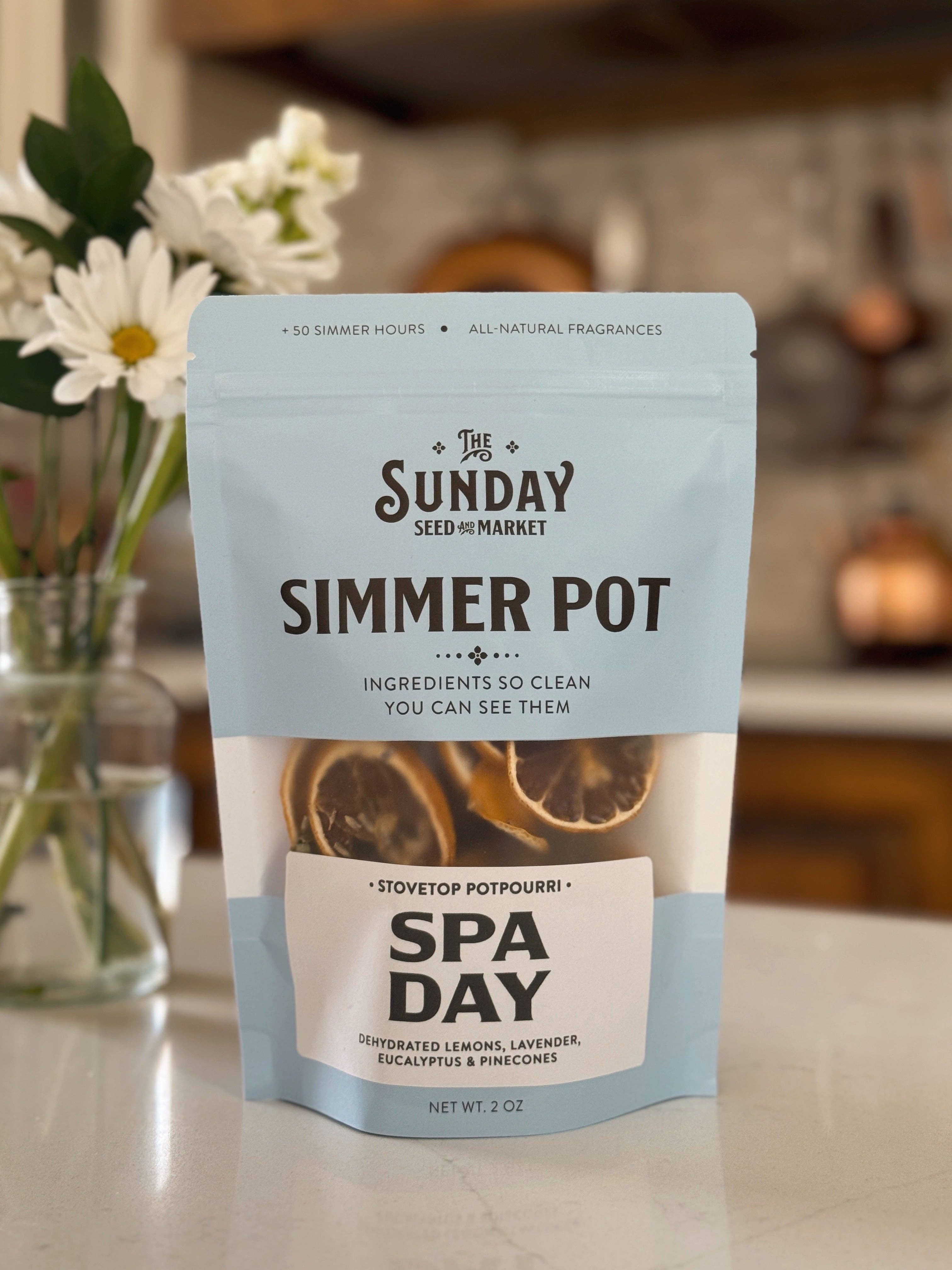 Spa Day Simmer Pot | Lemon Lavender Eucalyptus - Decor Addict, LLC