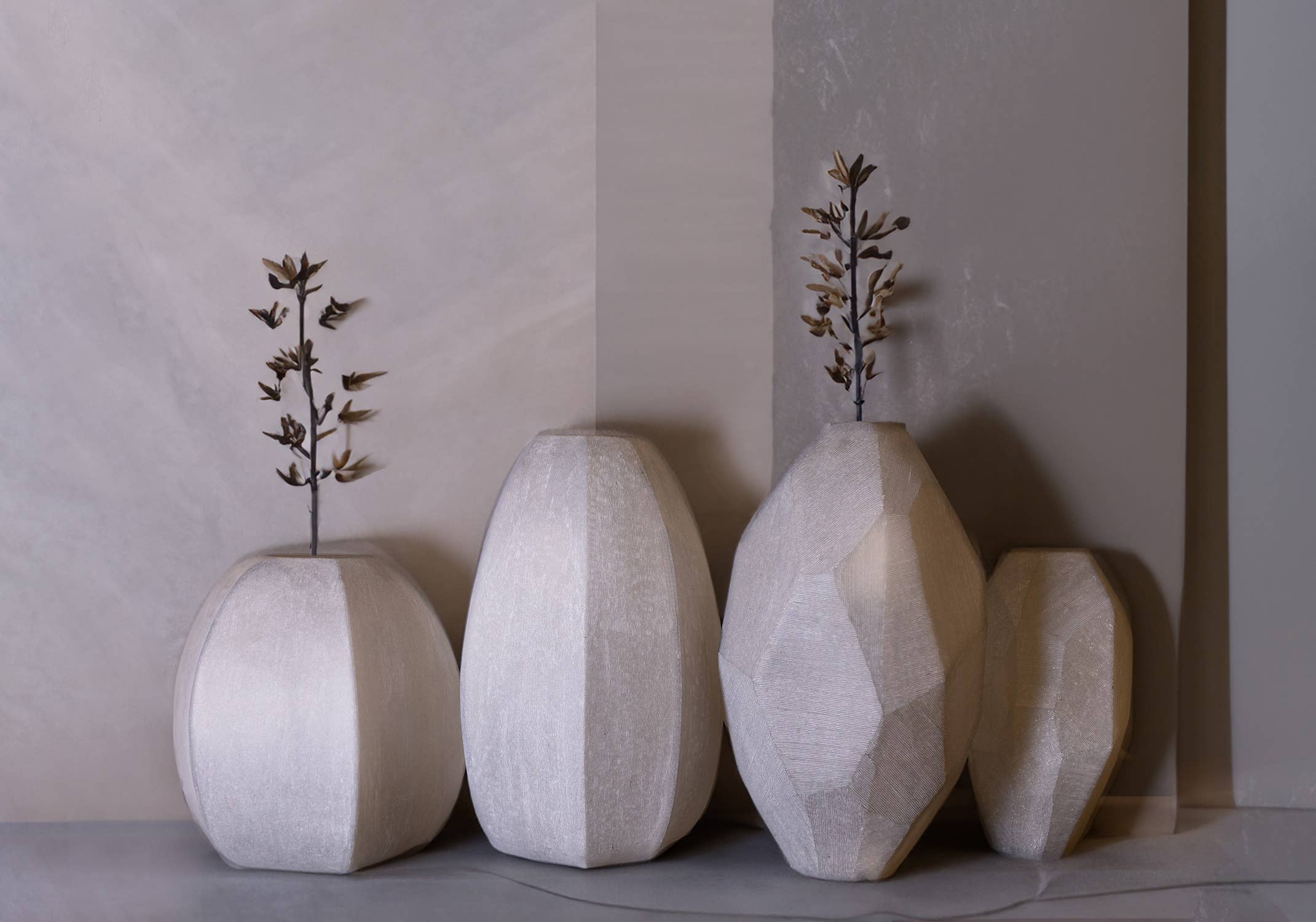Vase Smoke Brown Dia 10.50" & H 18.75": Smoke Brown / GLASS - Decor Addict, LLC