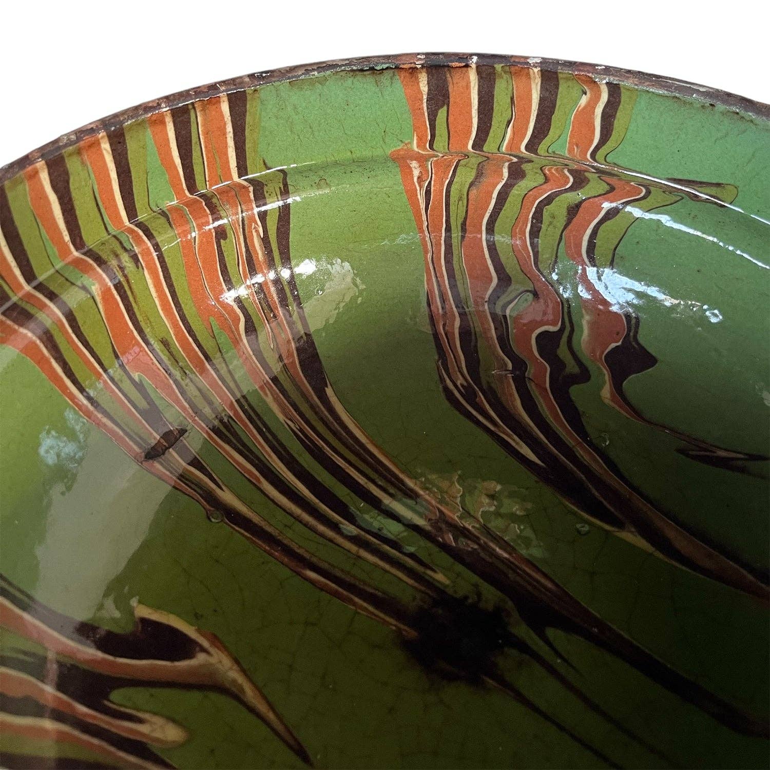 Cottage Crafted Bowl: Marbleized Blue / Medium