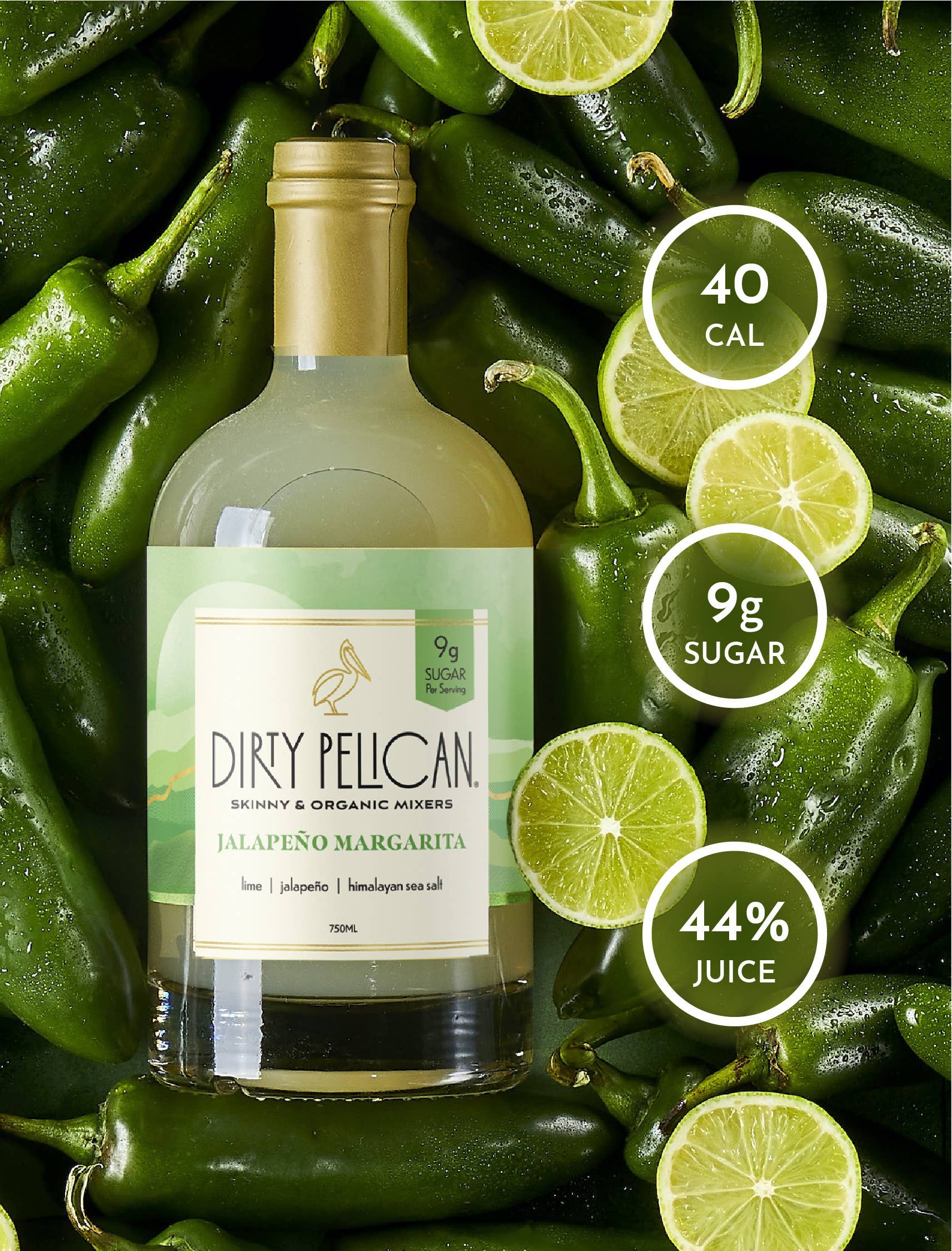 Jalapeño Margarita: 750ml - Decor Addict, LLC