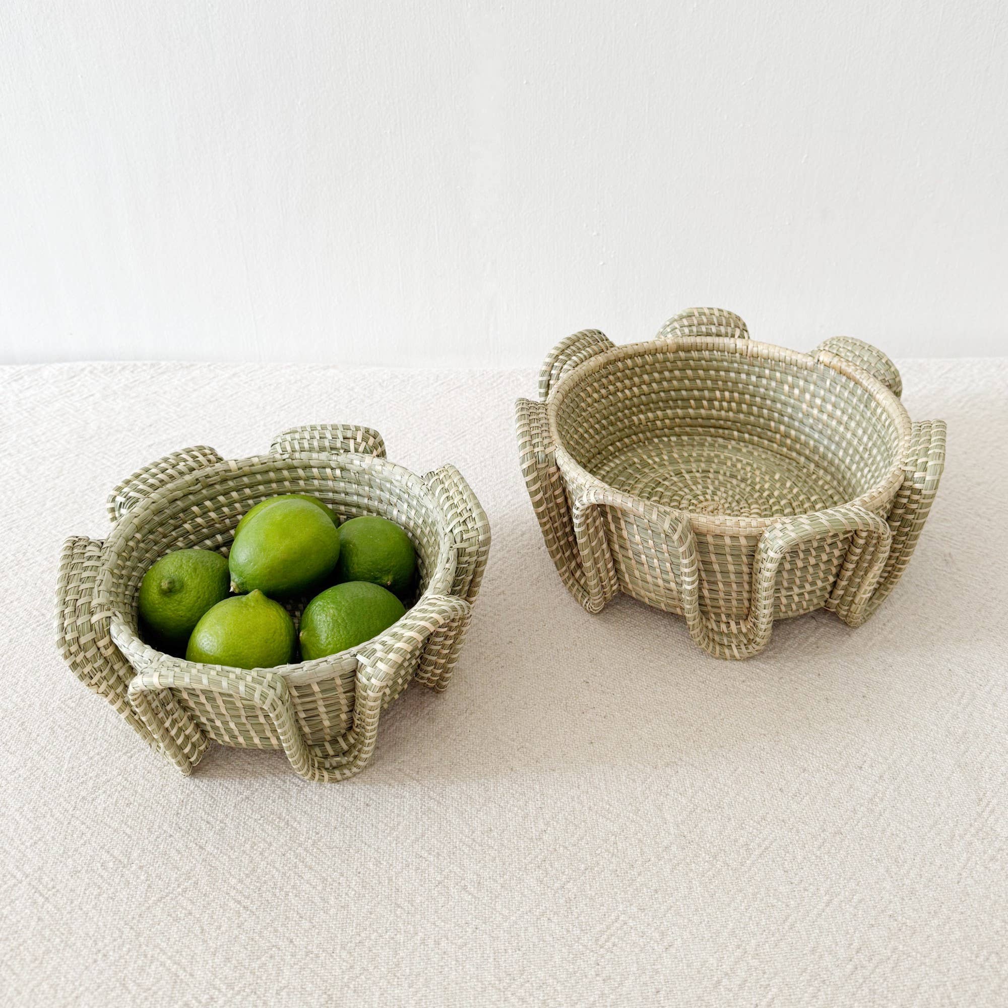 Serpent Sweetgrass Basket: Large