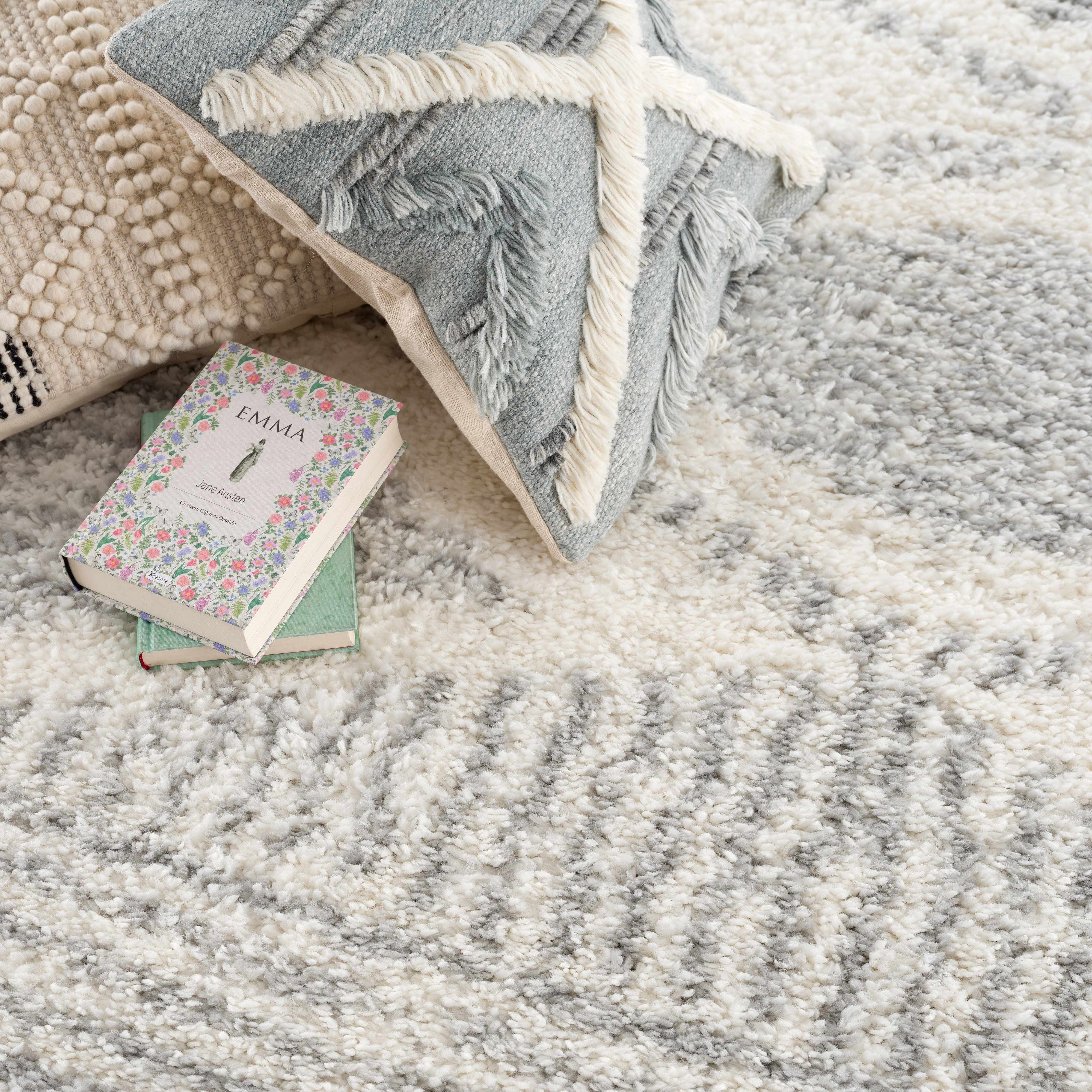 Trunding Plush Area Rug in Gray - Decor Addict, LLC