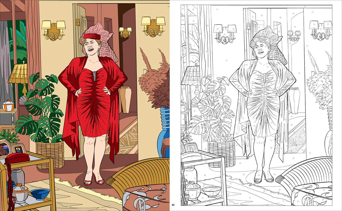 Golden Girls Color-by-Number by Editors of Thunder Bay Press: Flexibound; 192 pages / English - Decor Addict, LLC