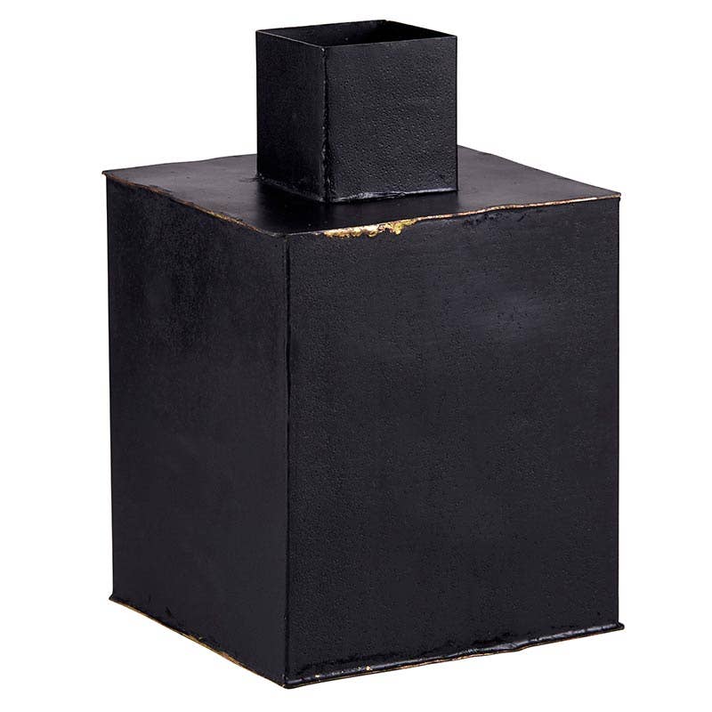 Recycled Large Iron Vase - Decor Addict, LLC