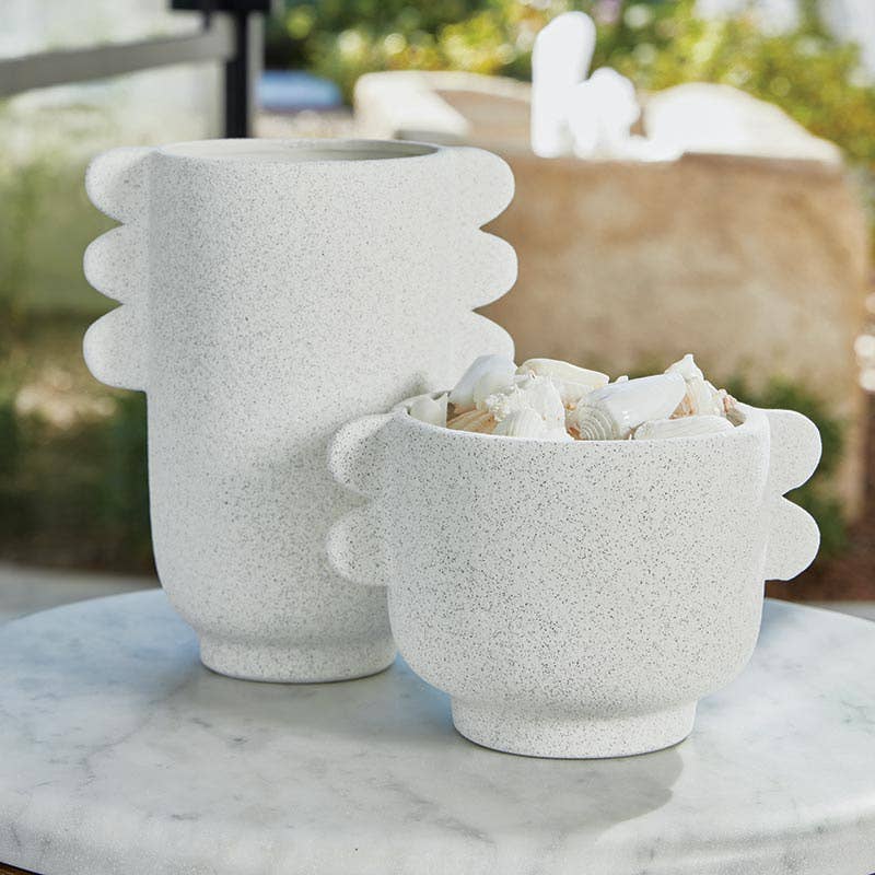 Beach Vibe Ceramic Vase - Tall - Decor Addict, LLC