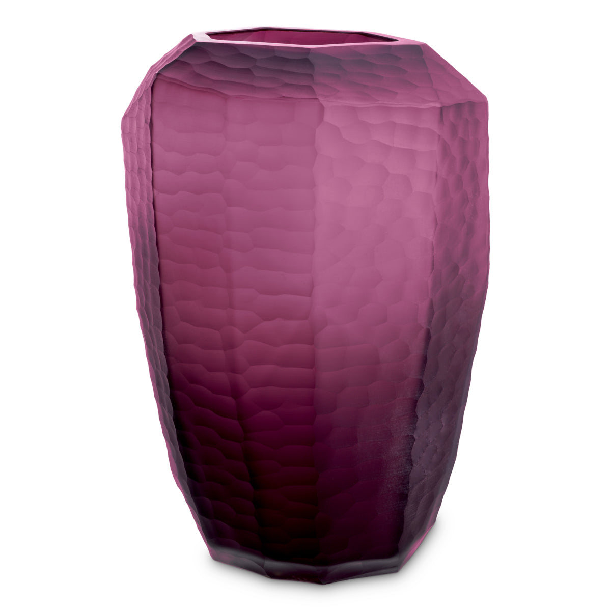 Larisa Purple Glass Vase by Eichholtz