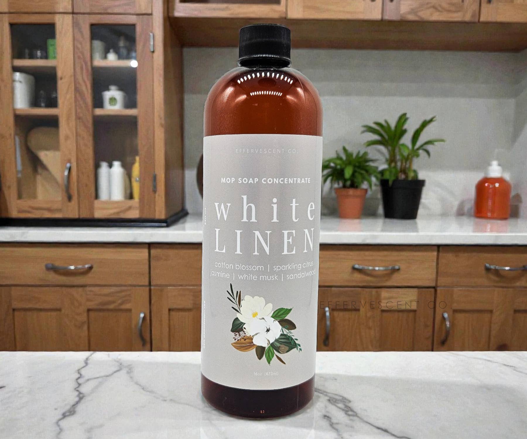 White Linen | 16oz Mop Soap - Decor Addict, LLC