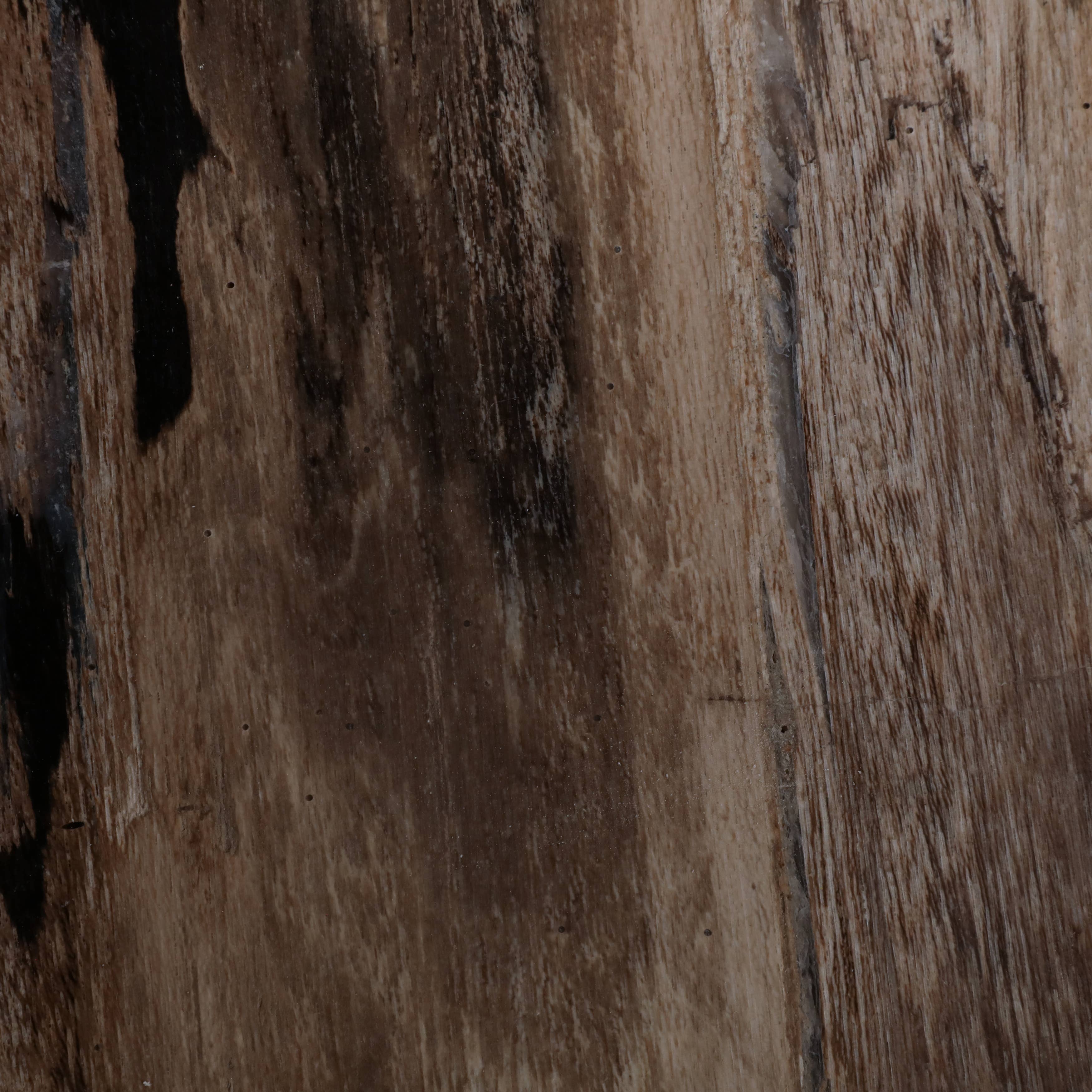 Wood Marble Top Stacked Ring End Table - White, 22 in. - Decor Addict, LLC