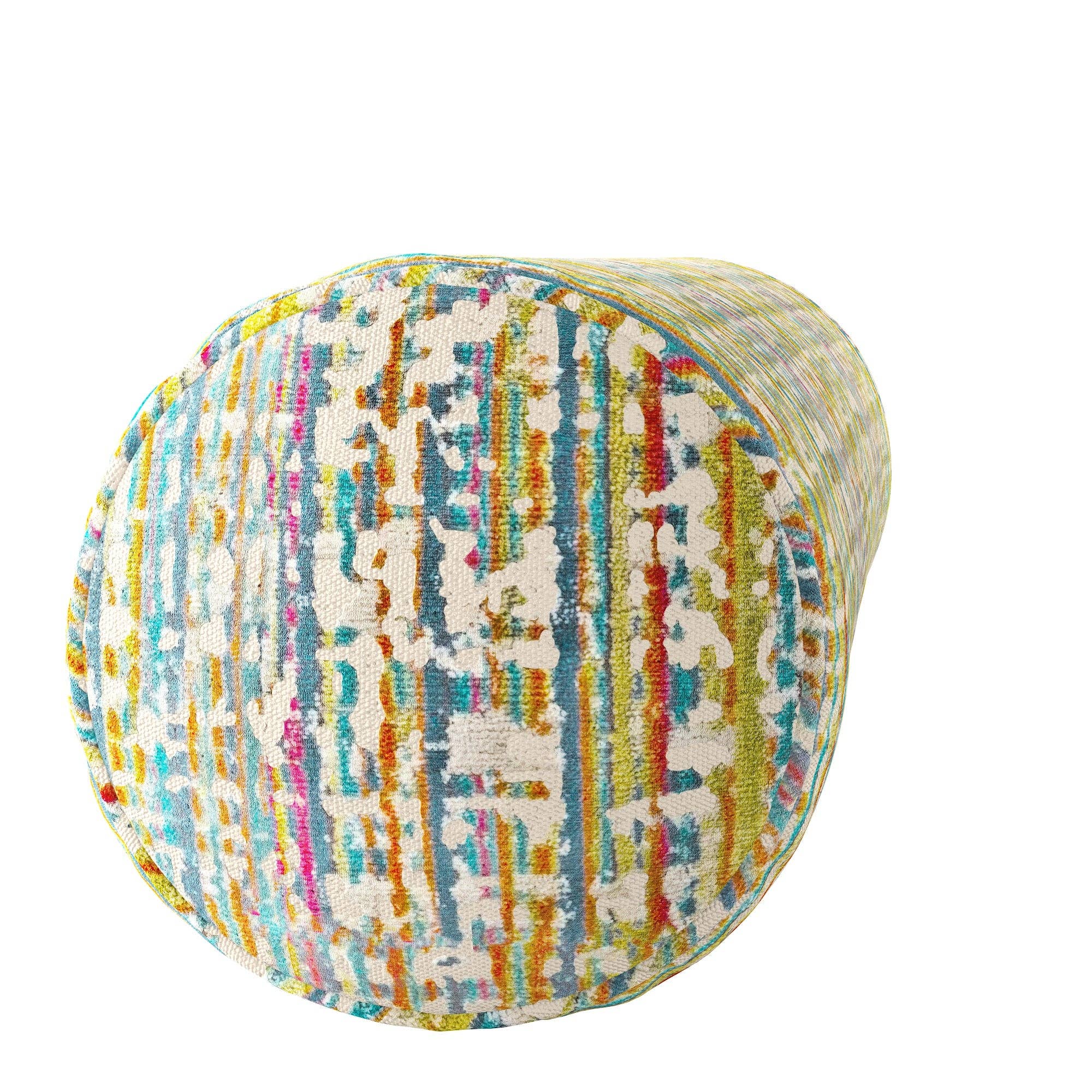 Jahni Bolster Pillow: Multi / 100% Poly Fiber / 8" x 24" - Decor Addict, LLC