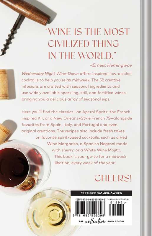 Wednesday Night Wine-Down by Jennifer Newens: Hardcover; 152 pages / English - Decor Addict, LLC