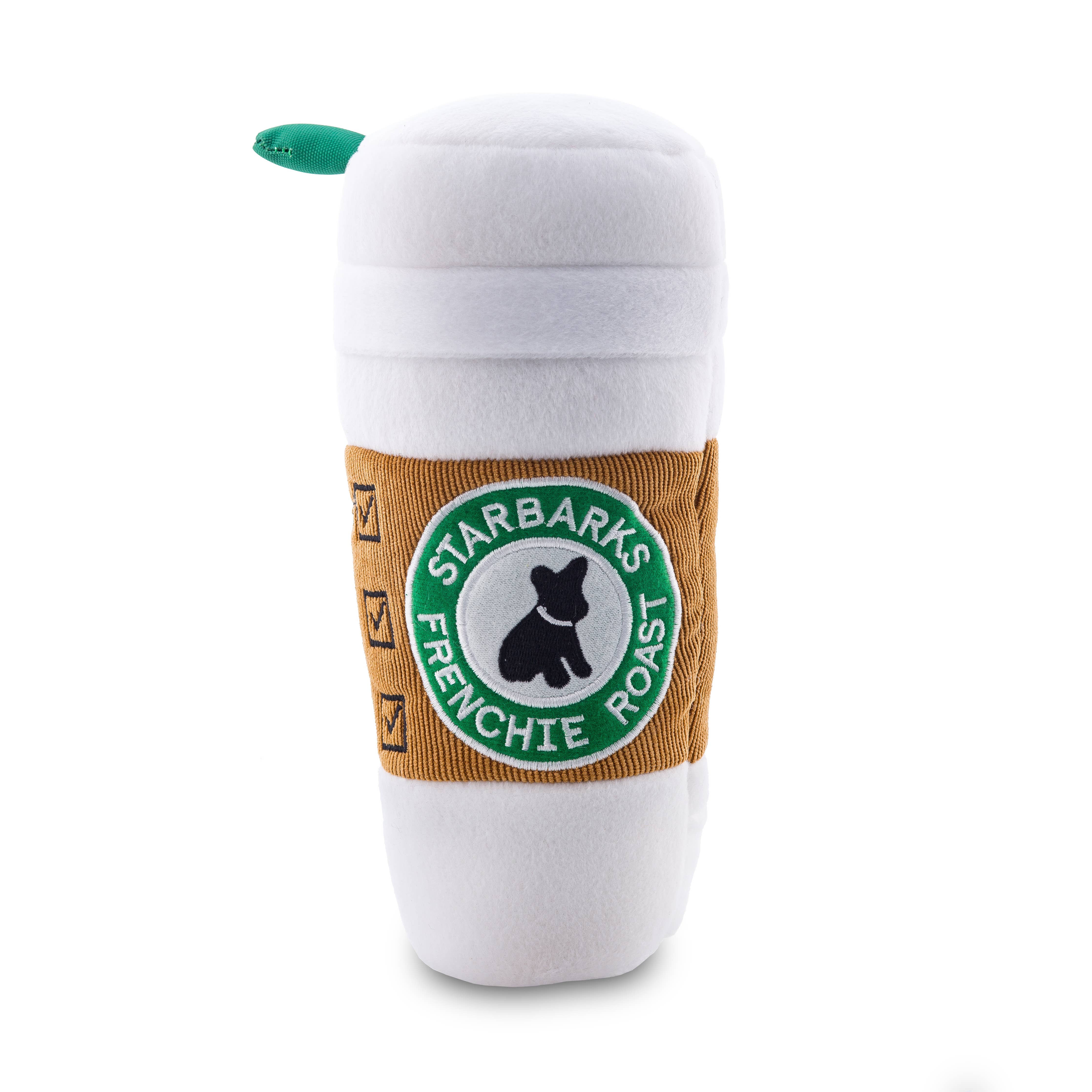 Starbarks Coffee Cup W/ Lid Squeaker Dog Toy: XL - Decor Addict, LLC