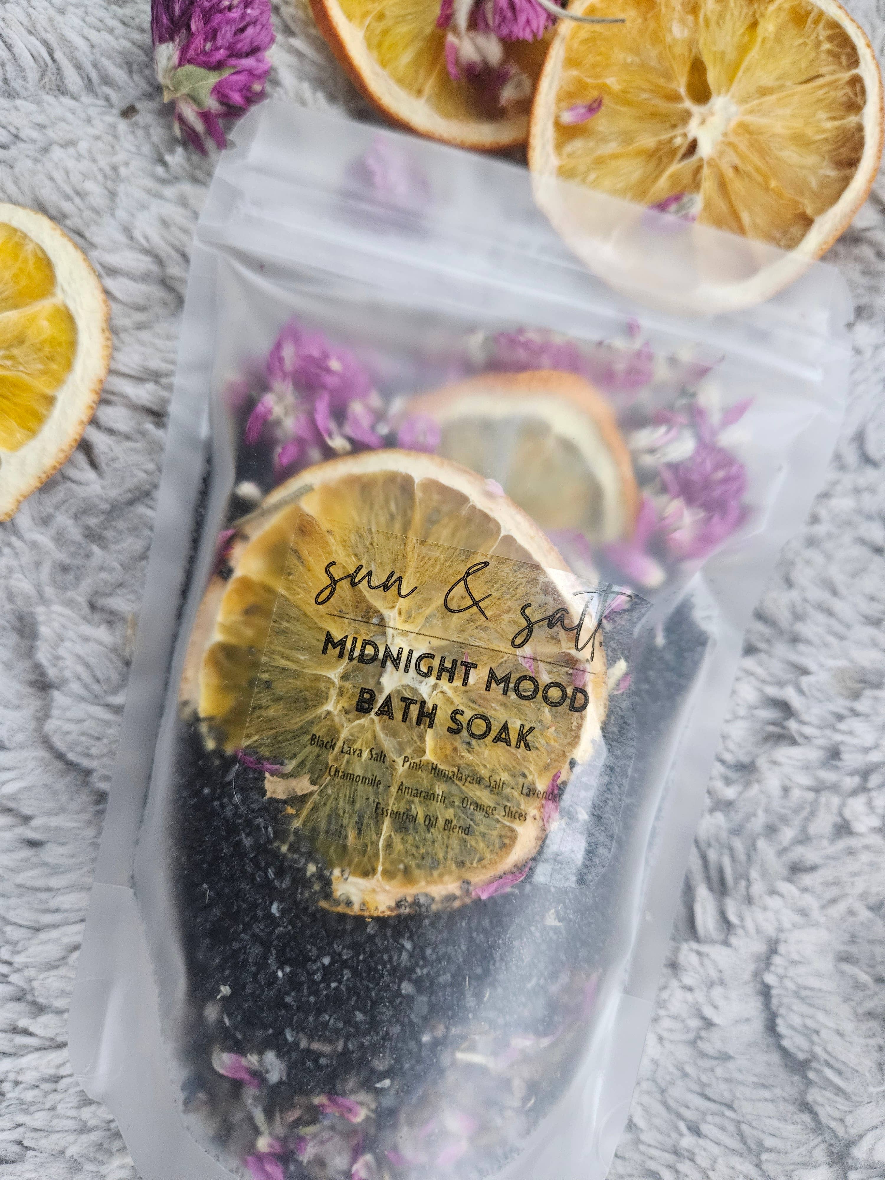 Midnight Mood Bath Soak - Natural Bath Salt - Decor Addict, LLC