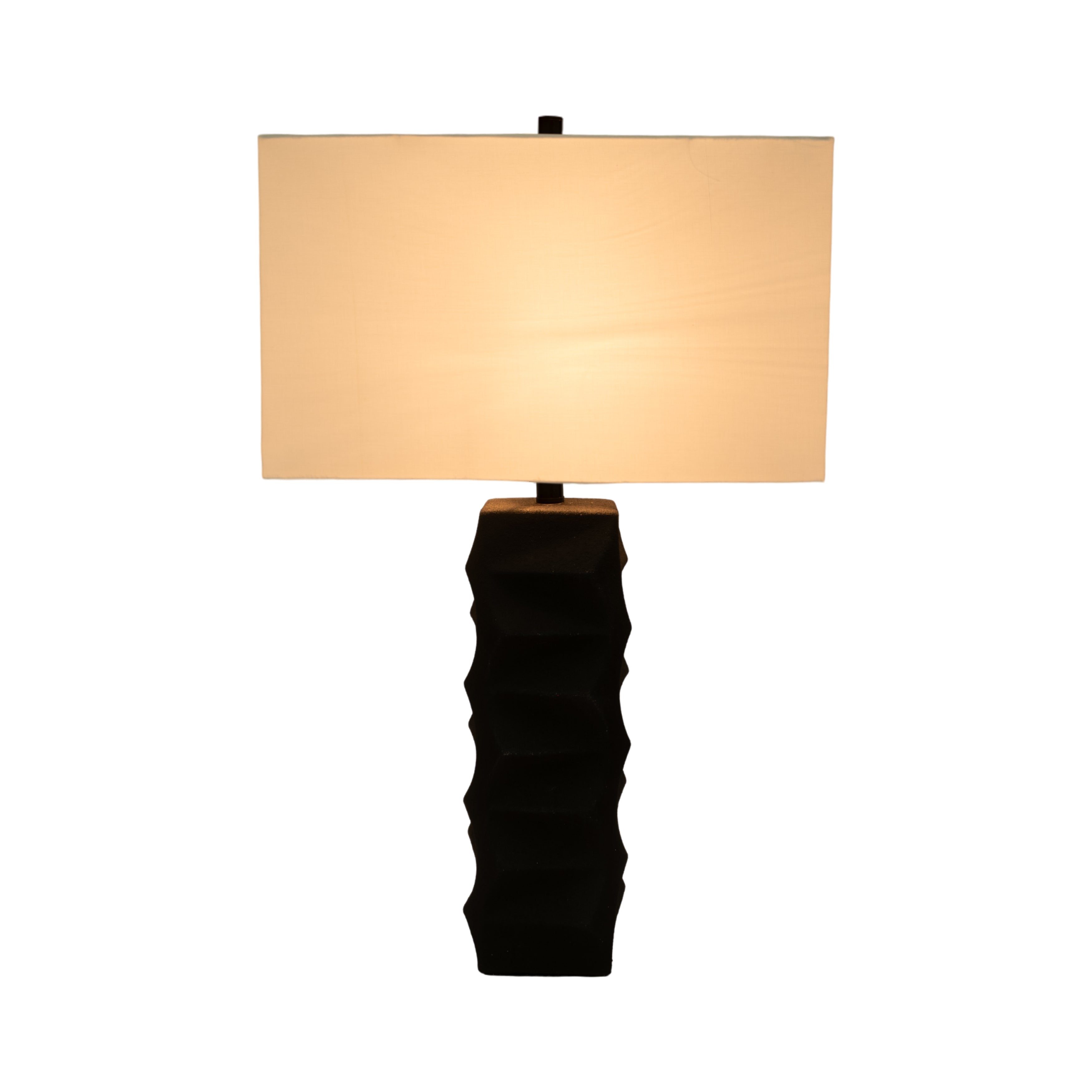 31" Tall Contemporary Table Lamp, Black - Decor Addict, LLC