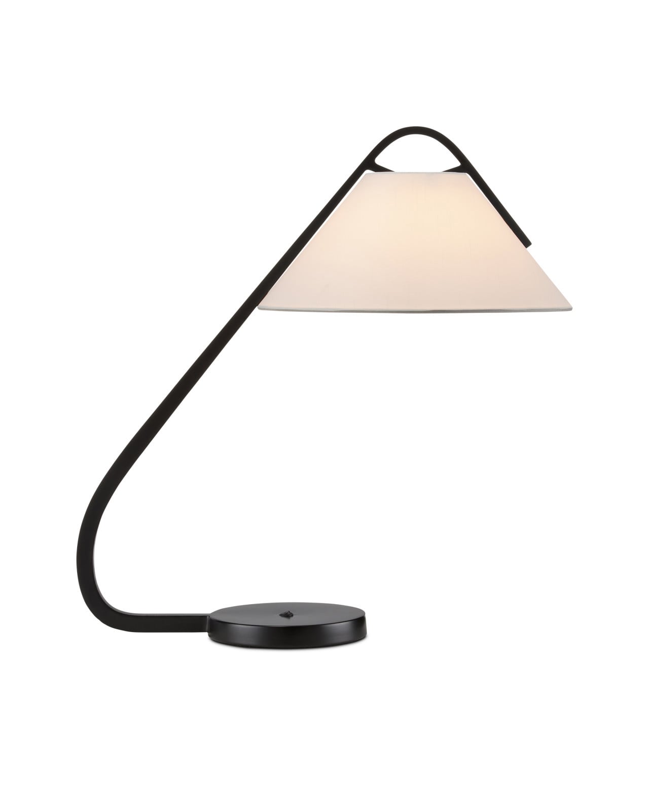 Frey Black Desk Lamp by Currey & Company