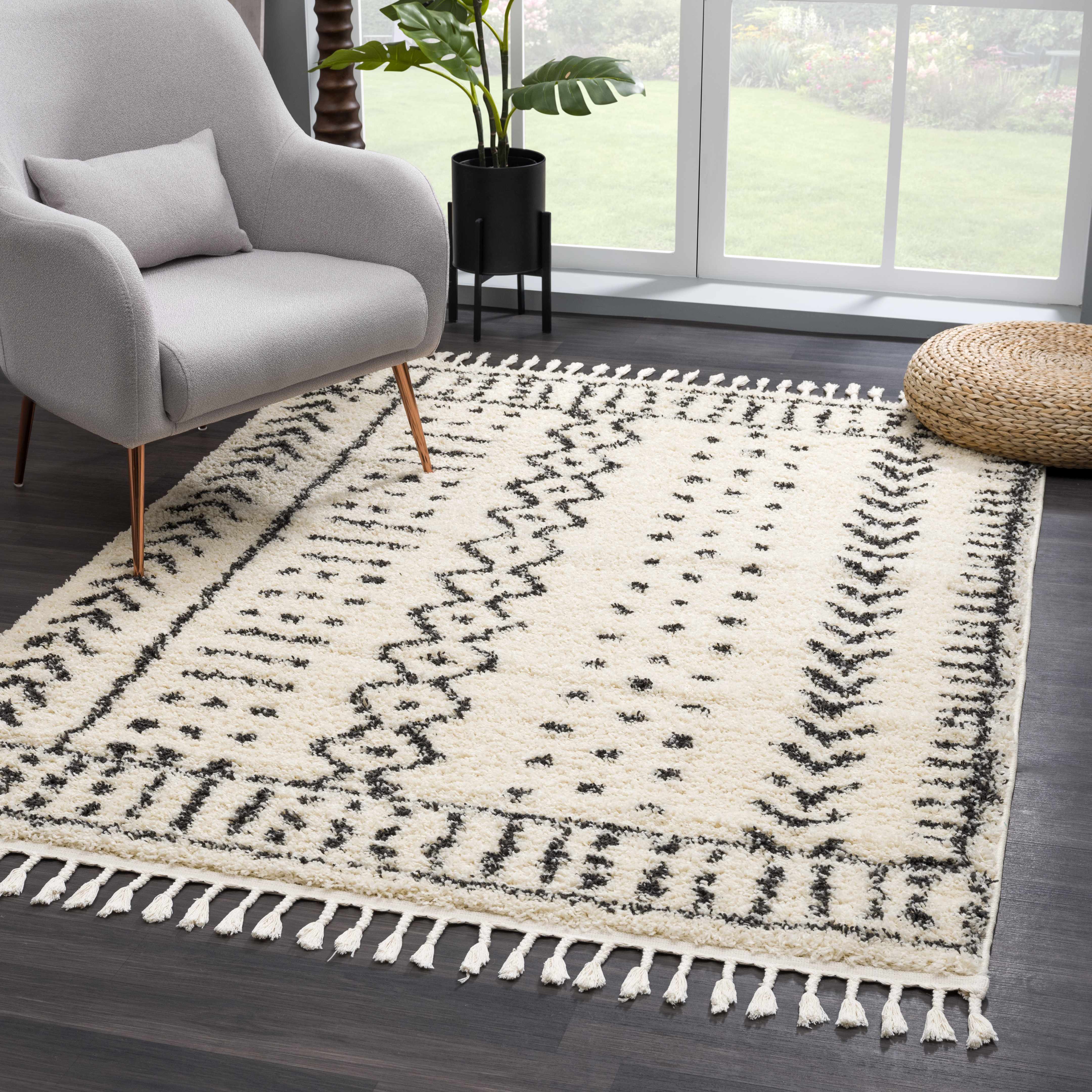 Hauppauge Berber Shag Carpet - Decor Addict, LLC