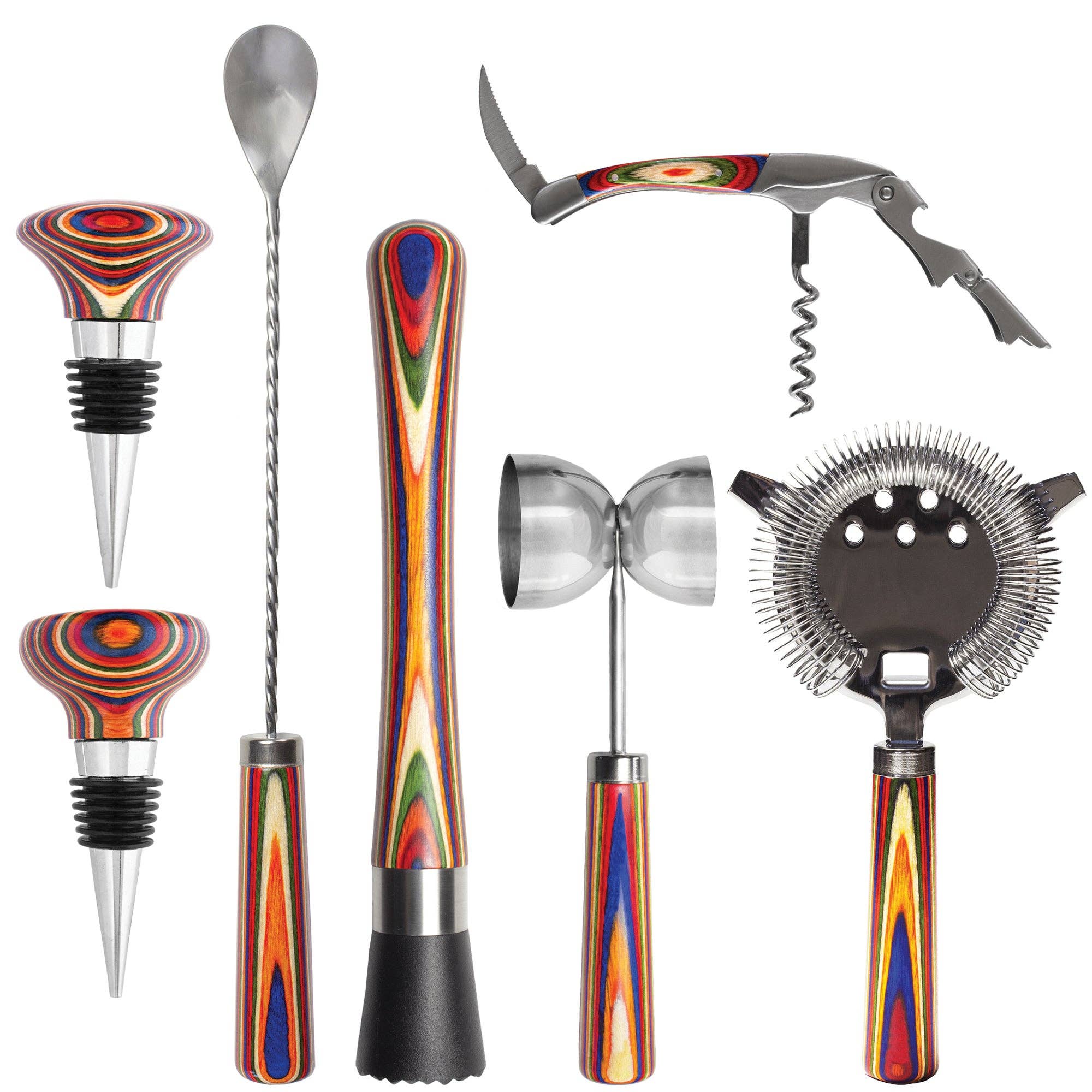 Baltique® Marrakesh Collection 7-Pc. Bartending Kit - Decor Addict, LLC