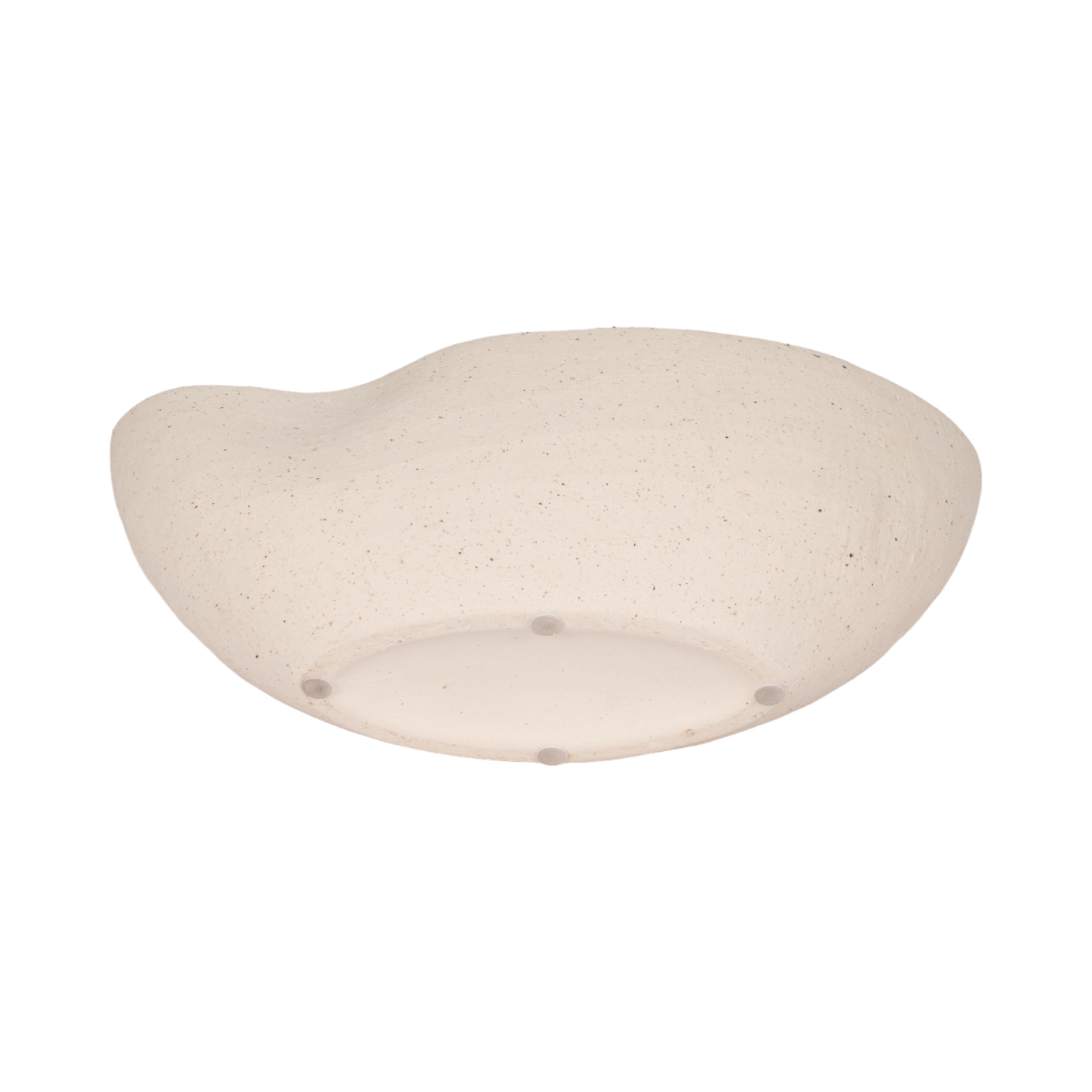 13" Reactive Curvy Oval Bowl, Blue/white - Decor Addict, LLC