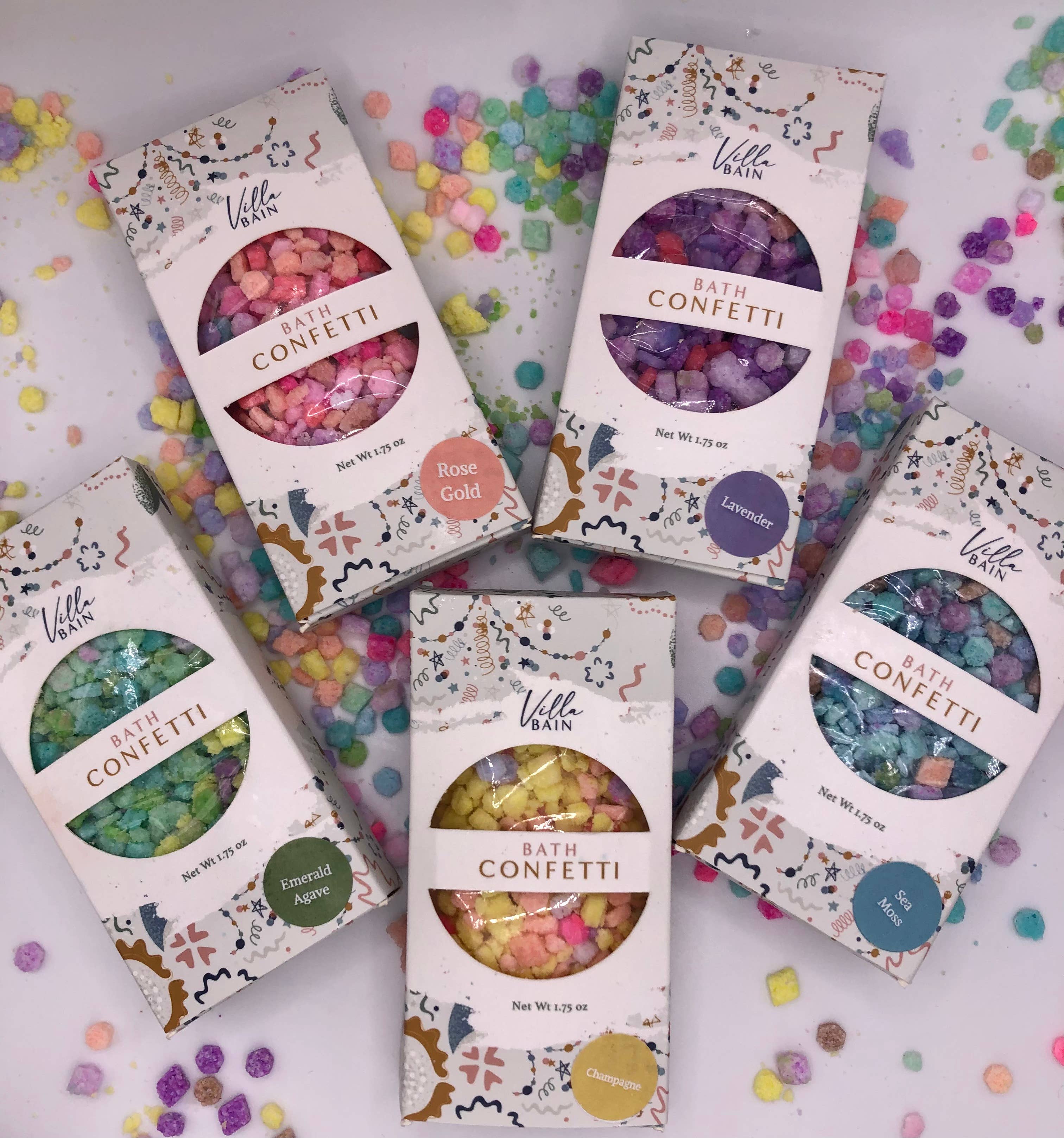 Champagne Bath Confetti - Decor Addict, LLC