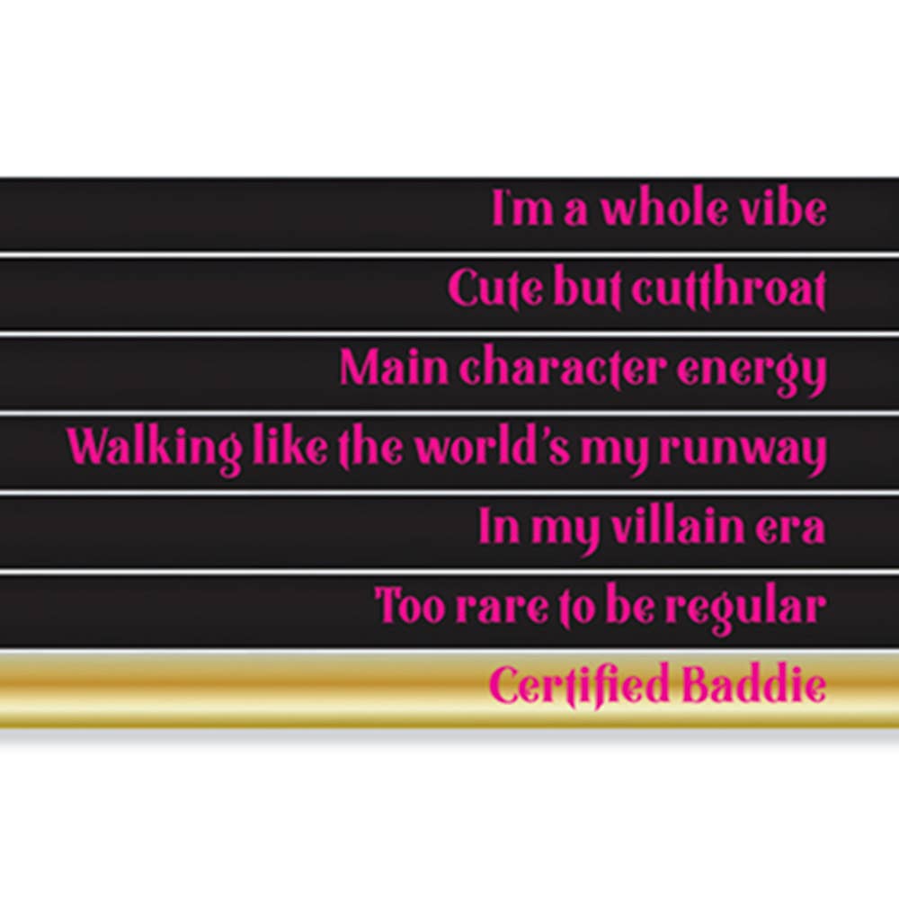 CERTIFIED BADDIE PENCIL SET - Decor Addict, LLC