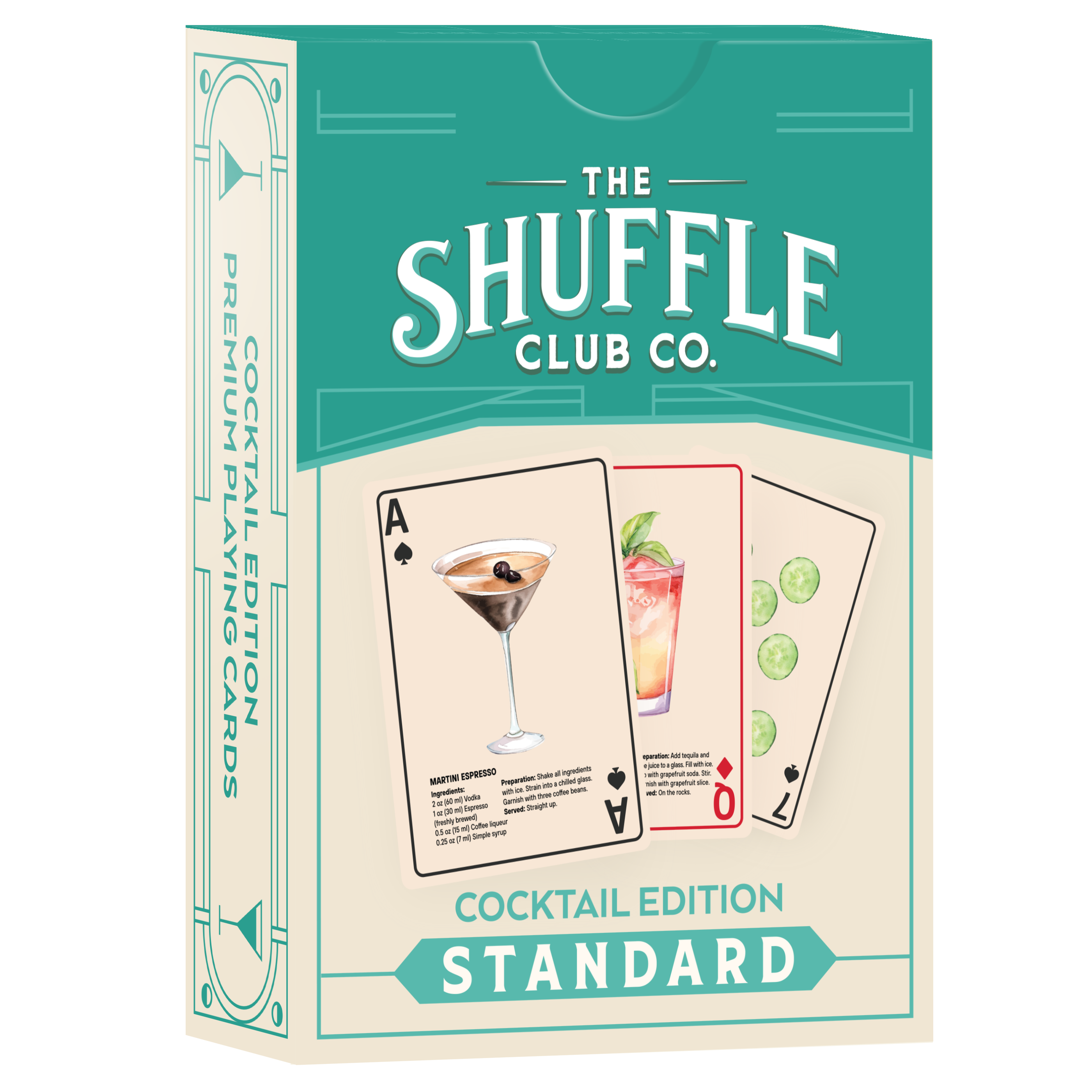 Cocktail Recipe Playing Cards – Classic Drinks | Shuffle - Decor Addict, LLC