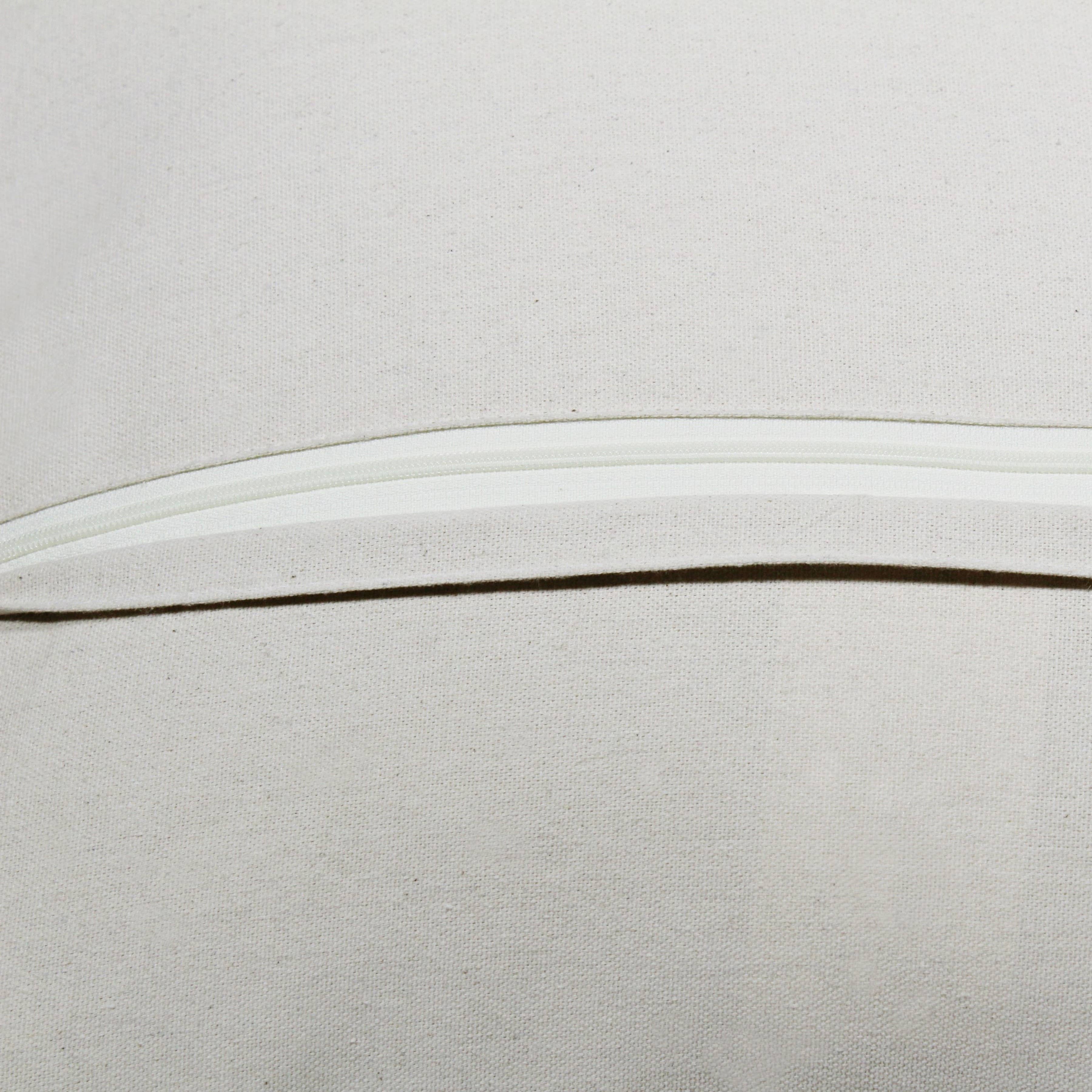 Going Green Striped Handwoven Throw Pillow: Green/White / 14" x 36" / Poly Filled - Decor Addict, LLC