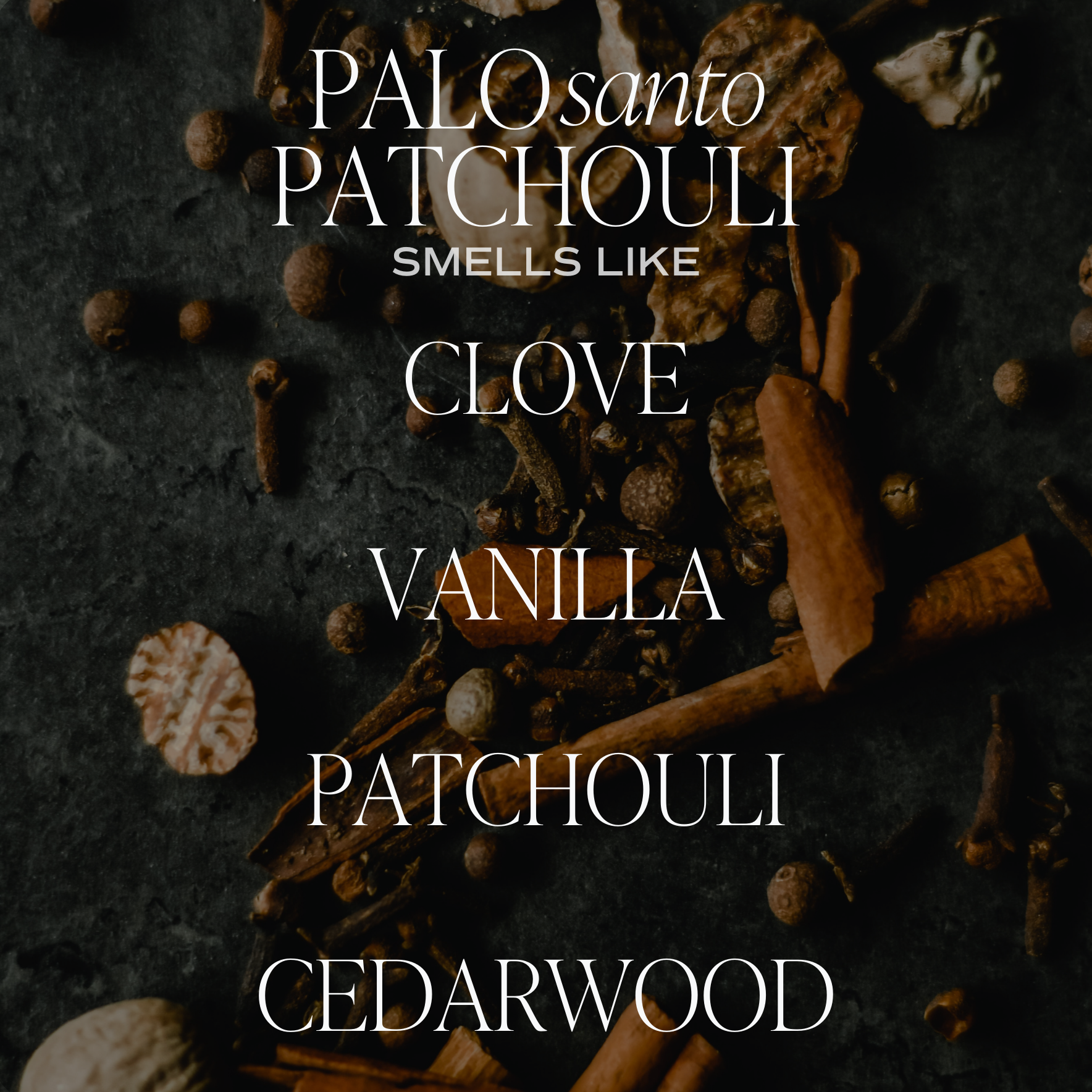 Palo Santo Patchouli Soy Candle - Clear Jar - 9 oz - Decor Addict, LLC