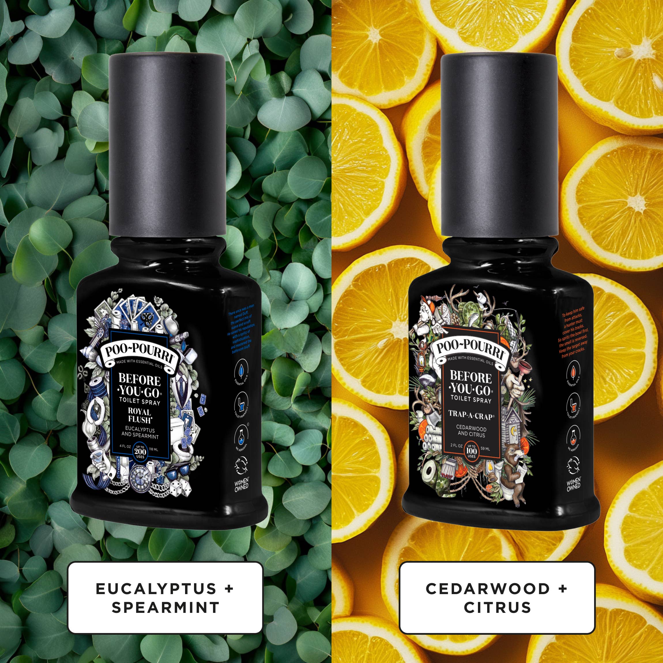 Poo~Pourri Master Crapsman Gift Set 2 pack 2 oz - Decor Addict, LLC