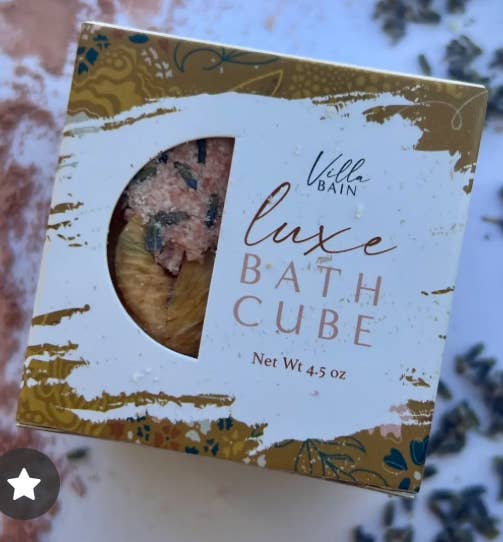 Luxe Bath Cube Magnesium Flakes Stress Relief Fragrance - Decor Addict, LLC