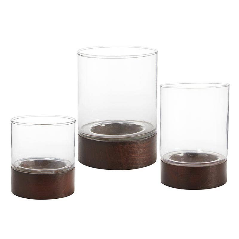 Wood Votive Holders - Set of 3 - Decor Addict, LLC