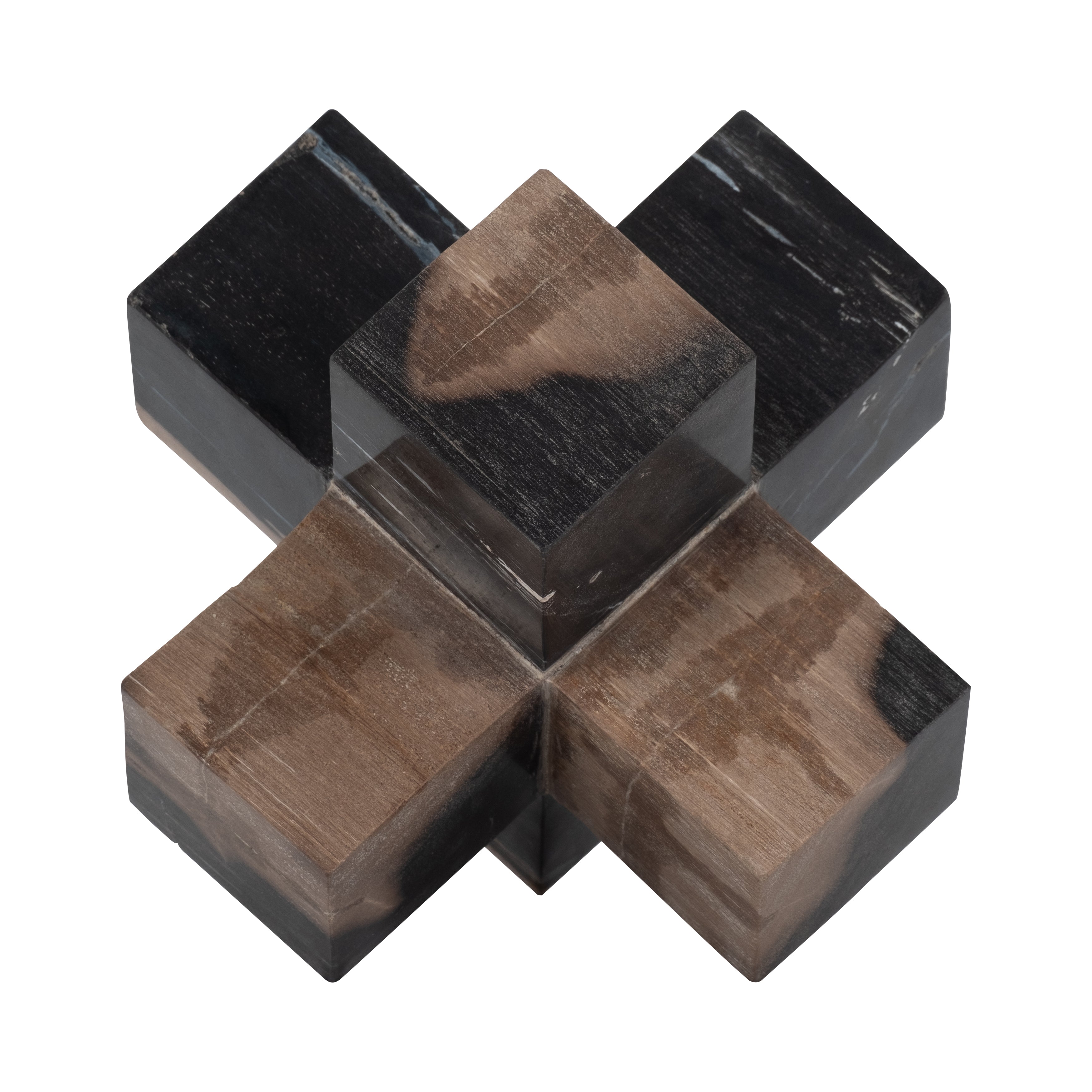 Petrified Wood, 7" Jack Deco, Multi - Decor Addict, LLC