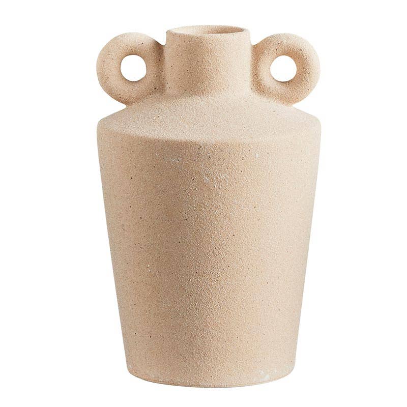 Bisque Vase With Handle - Decor Addict, LLC