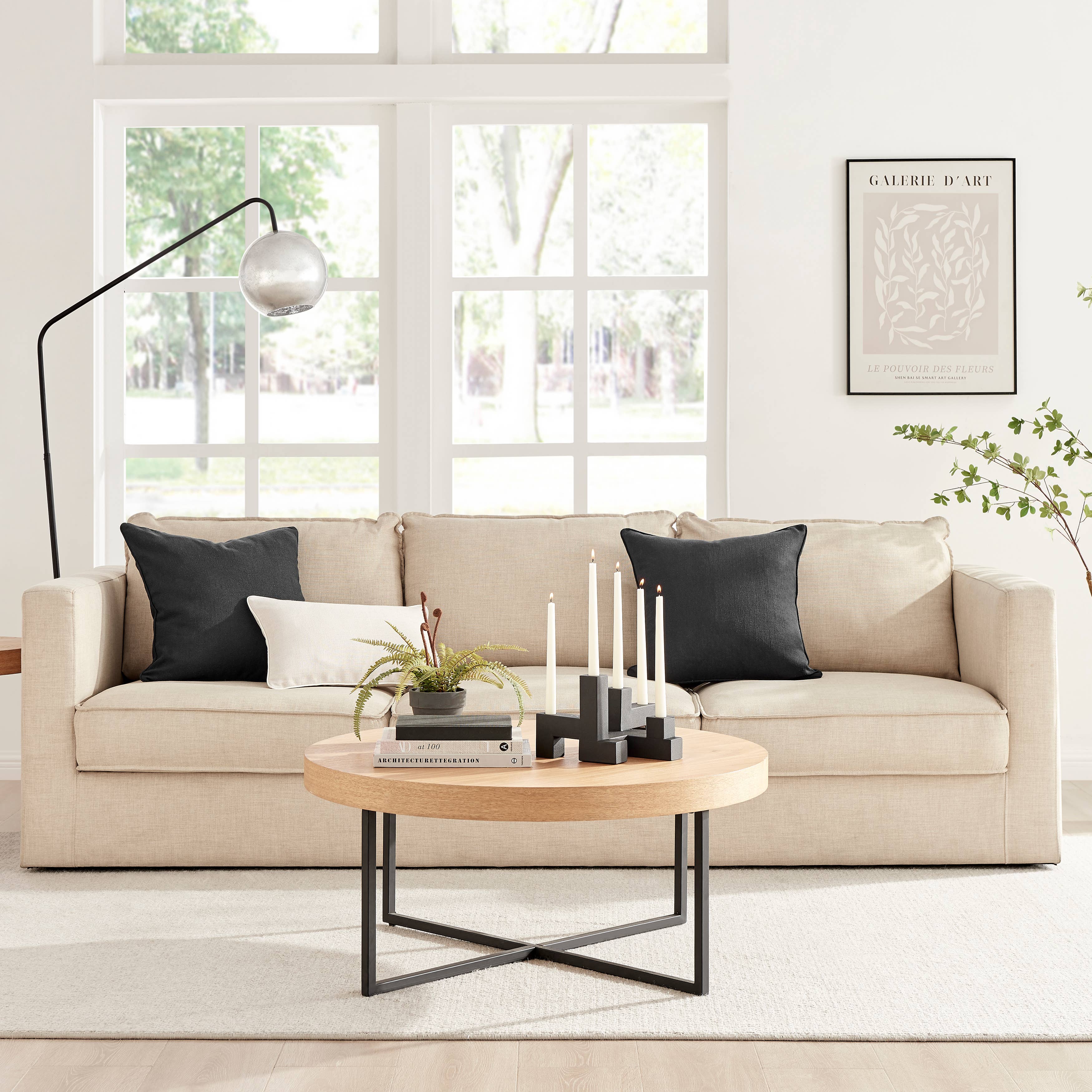 Black Metal Stacking Candelabra Taper Candle Holder Set (2) - Decor Addict, LLC