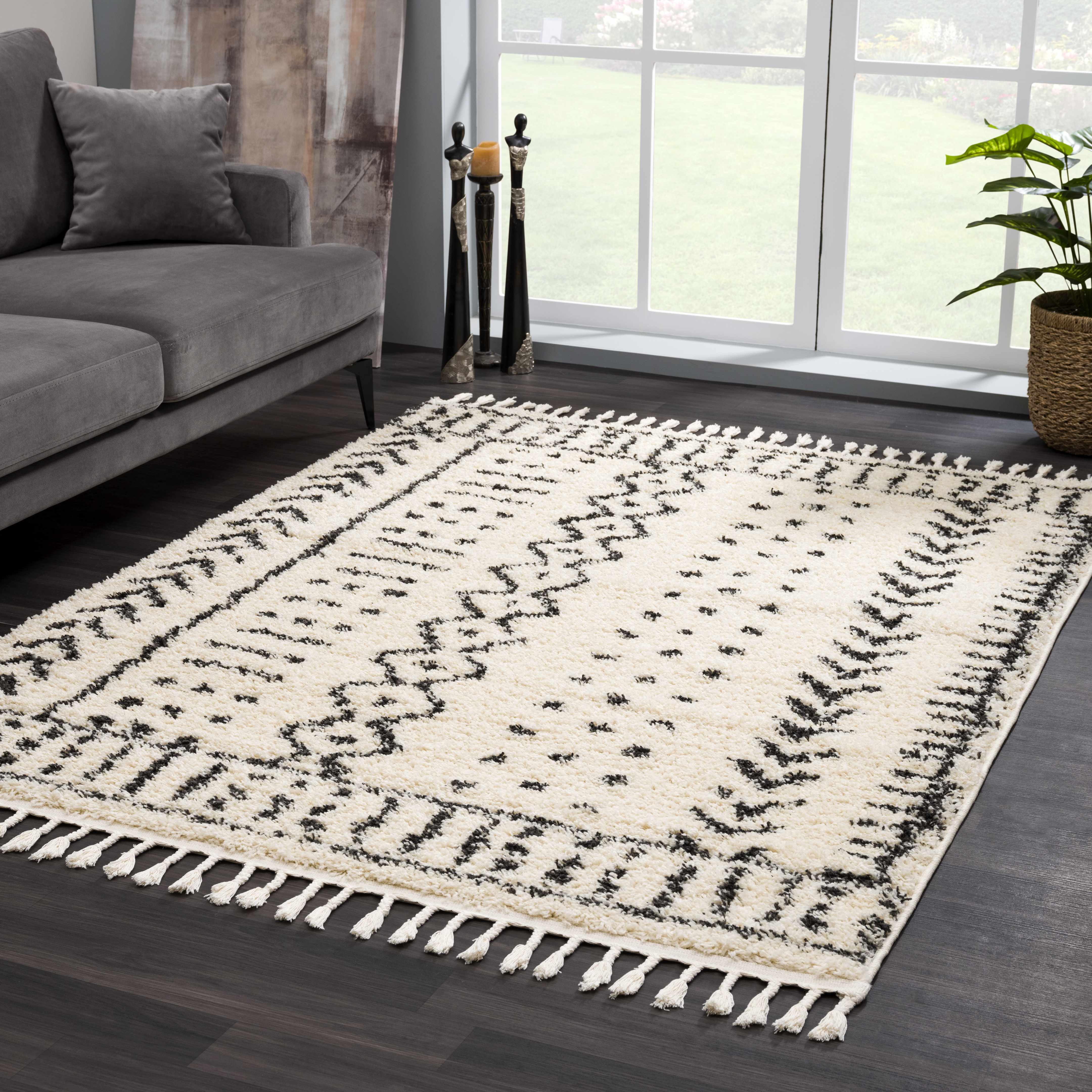 Hauppauge Berber Shag Carpet - Decor Addict, LLC