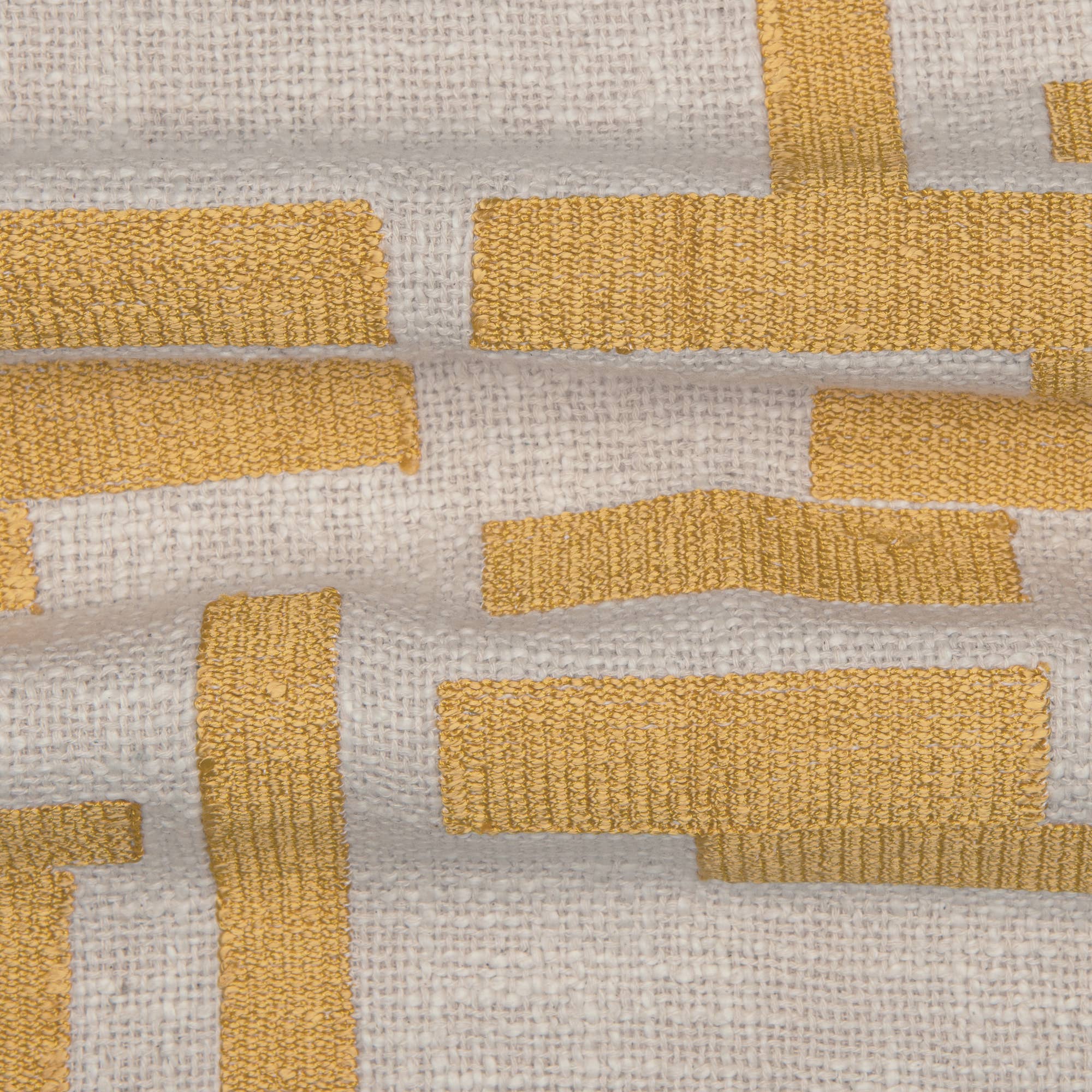 Modern/Contemporary Geometric Hand-Woven Throw Pillow: Ivory / 20" x 20" - Decor Addict, LLC