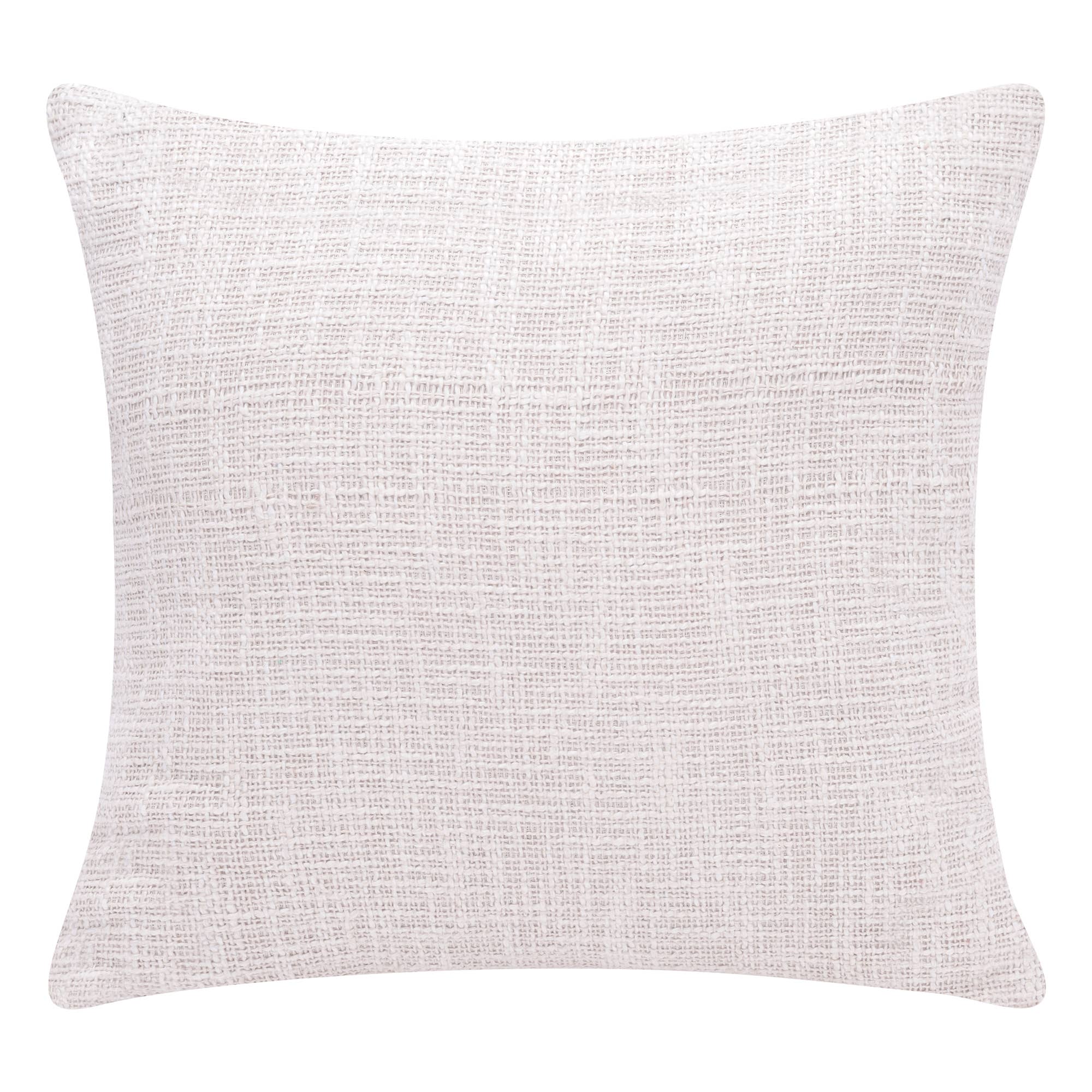 Seanna Geometric Handmade Decorative Throw Pillow: Onyx/ivory / 20" x 20" - Decor Addict, LLC