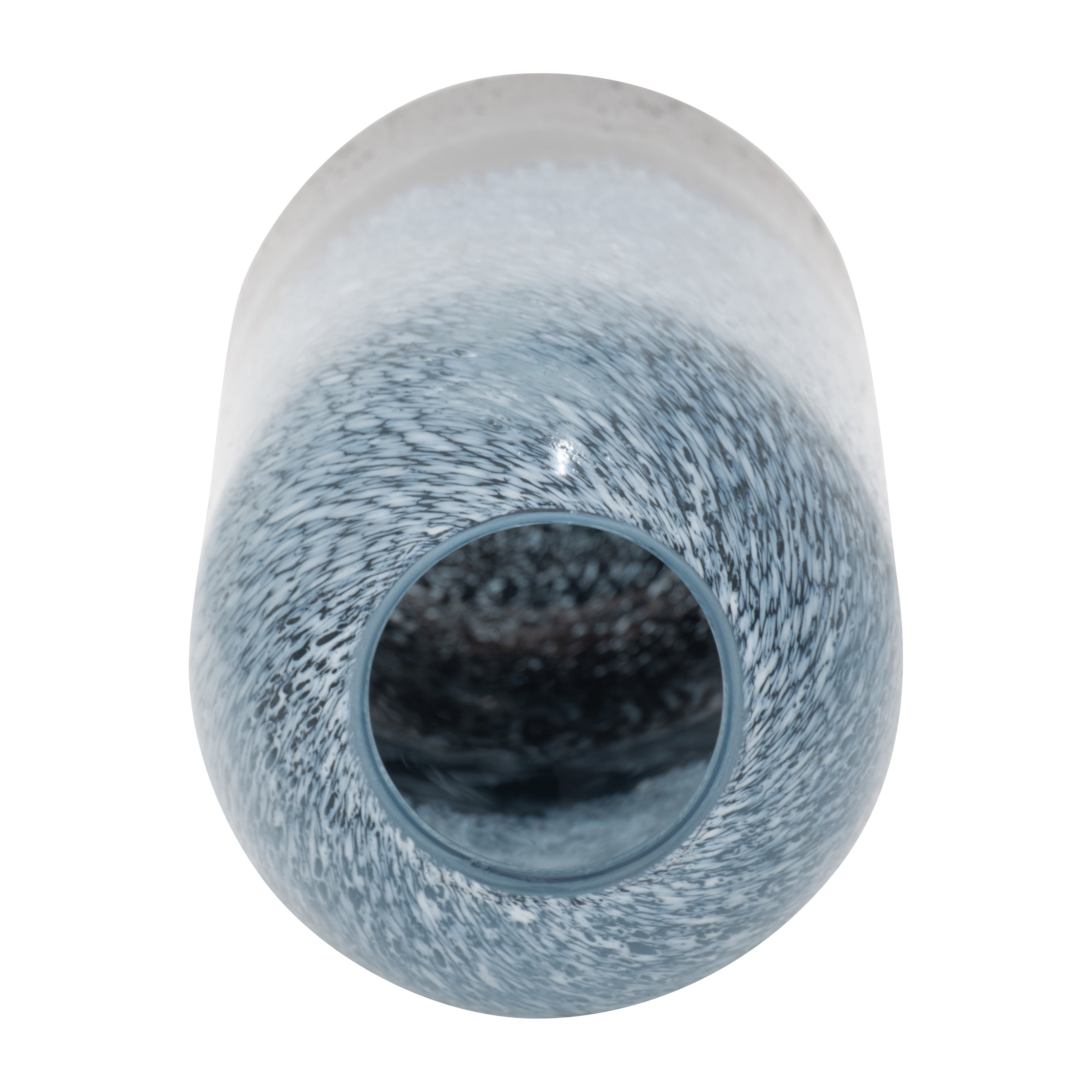 Glass, 14" Ombre Vase, Multi - Decor Addict, LLC