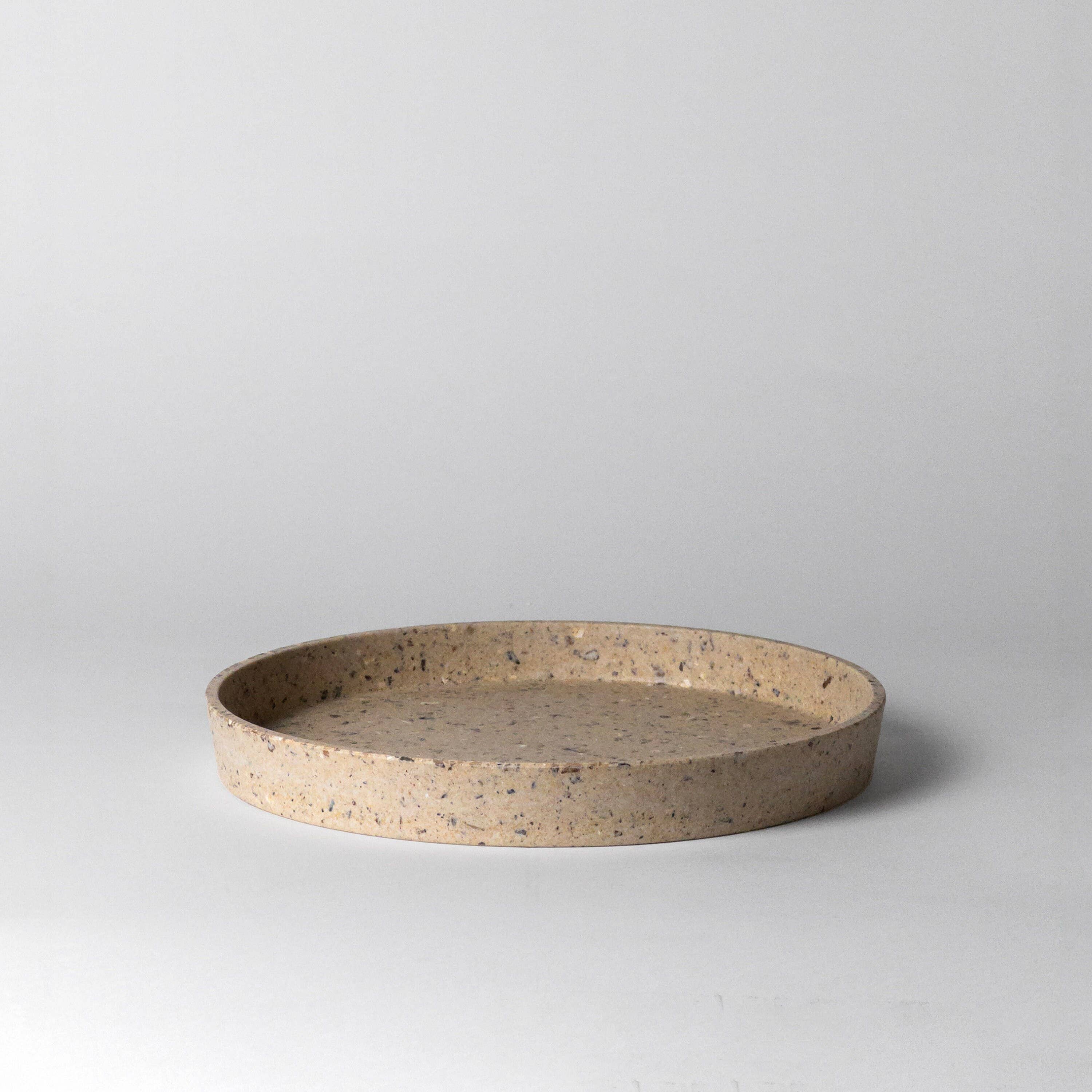 11" Coffee Bean Husk Decor Tray - Decor Addict, LLC