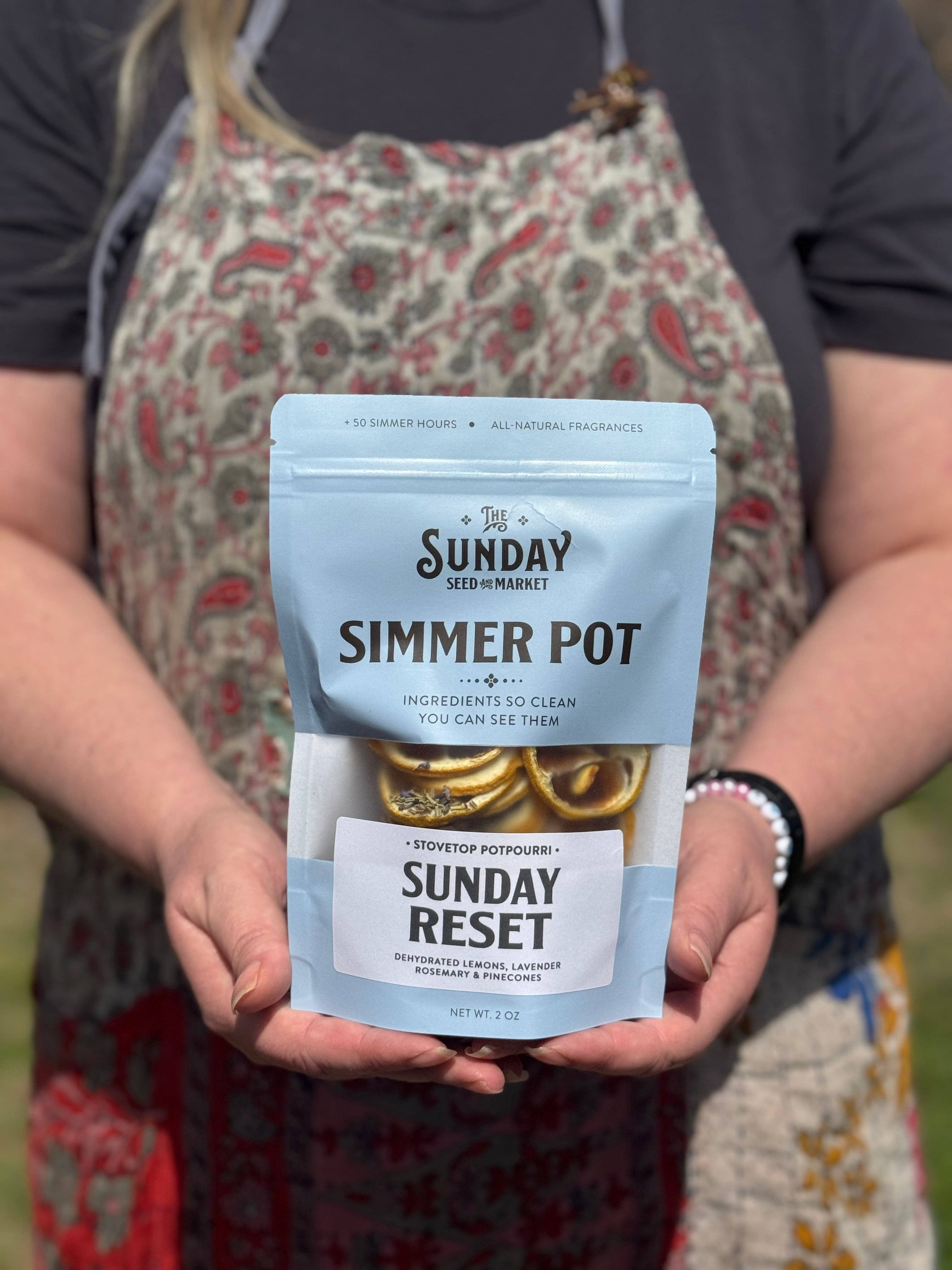 Sunday Reset Simmer Pot | Lemon Lavender Rosemary - Decor Addict, LLC