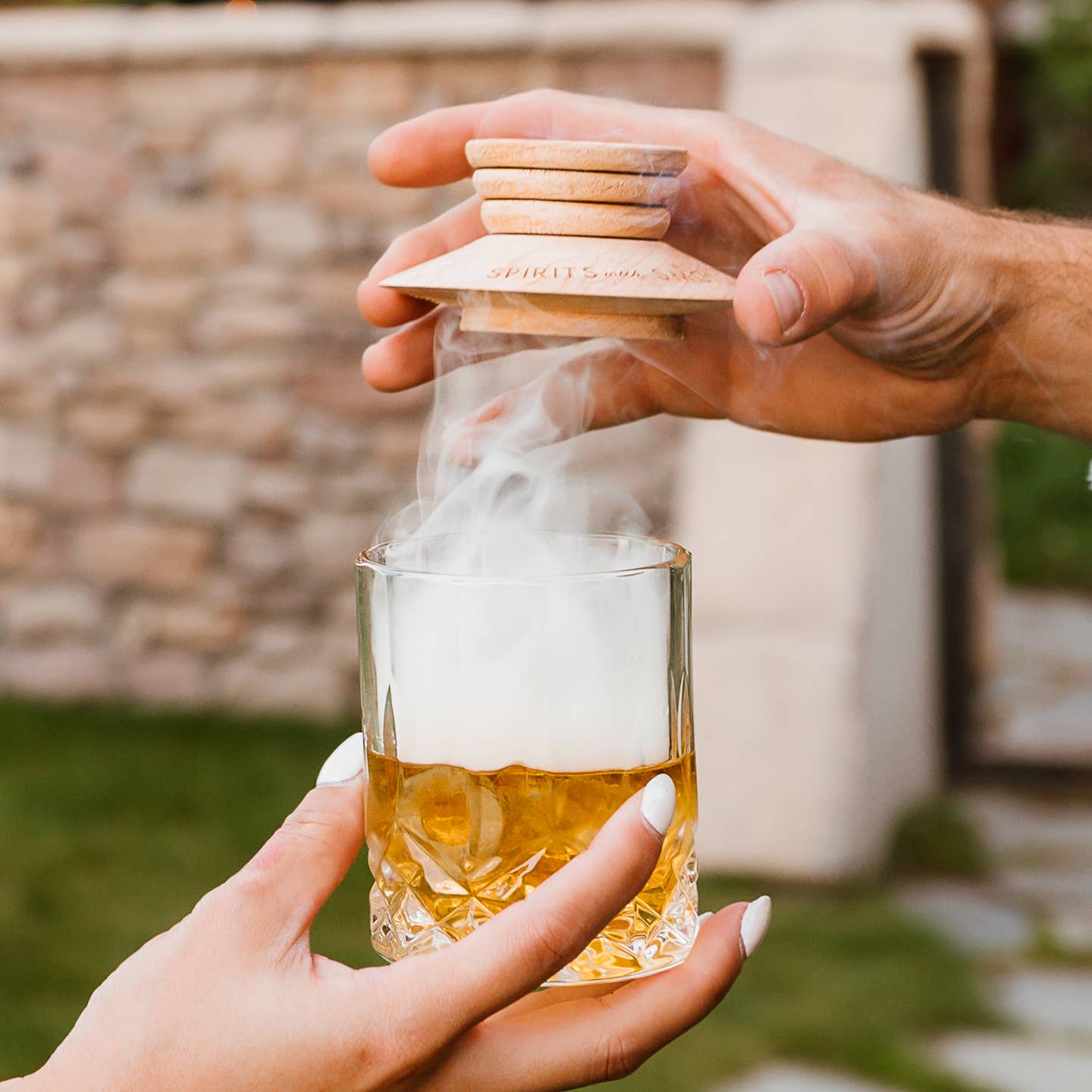 Smoking Saucer Set / Drink Smoke Top - Decor Addict, LLC