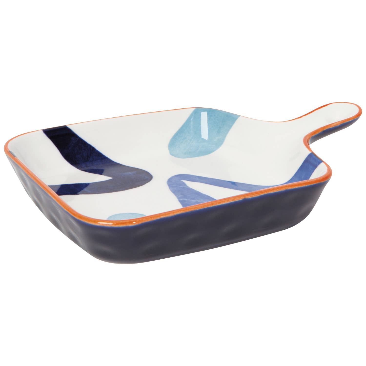 Canvas Stamped Tapas Plate - Decor Addict, LLC