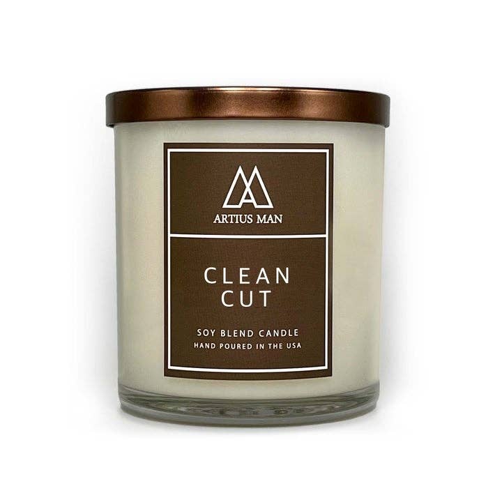10 OZ. Manly Candles Clean Cut - Decor Addict, LLC