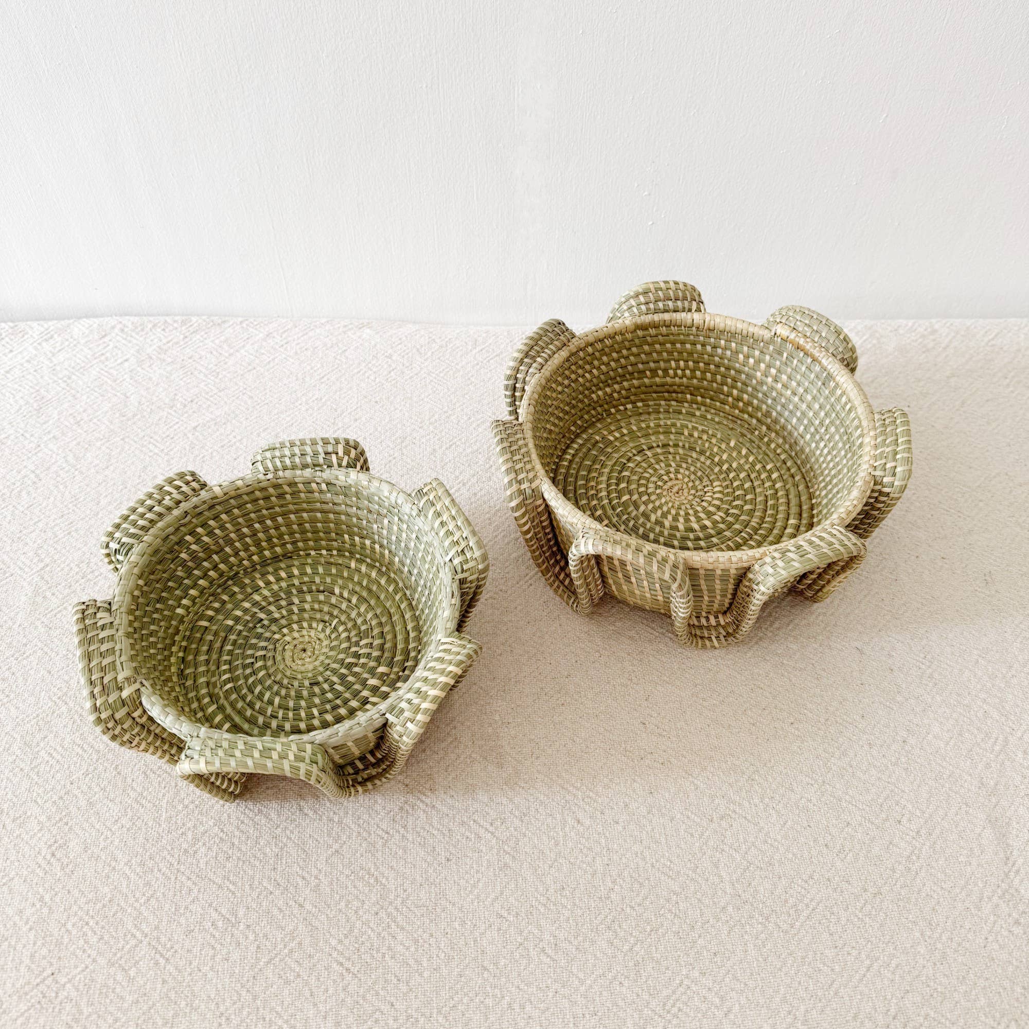 Serpent Sweetgrass Basket: Large