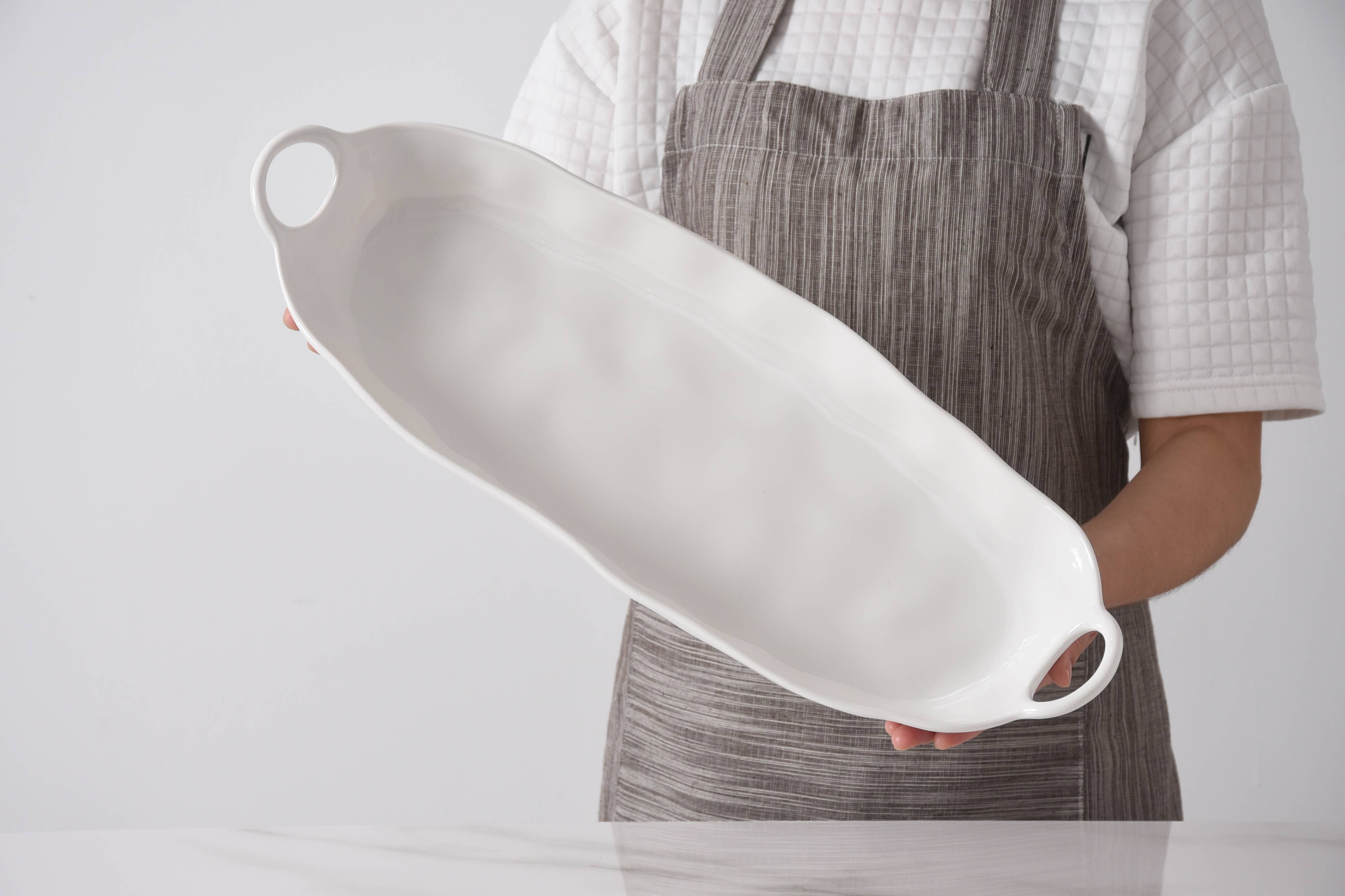 Deep Long Server in Shatterproof Melamine - Decor Addict, LLC