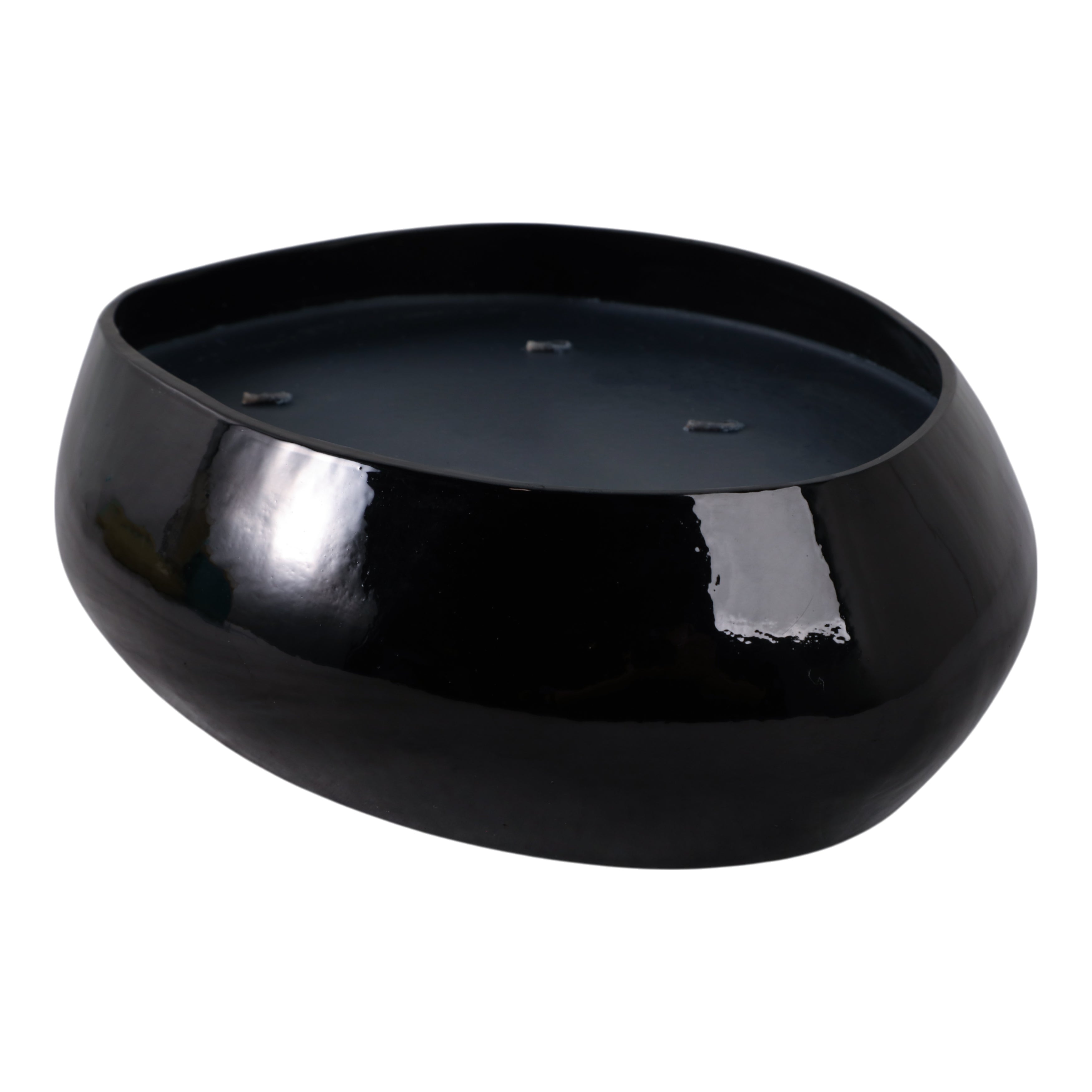 10x3" 61 Oz Red Currant & Oak Scented Candle, Blac - Decor Addict, LLC