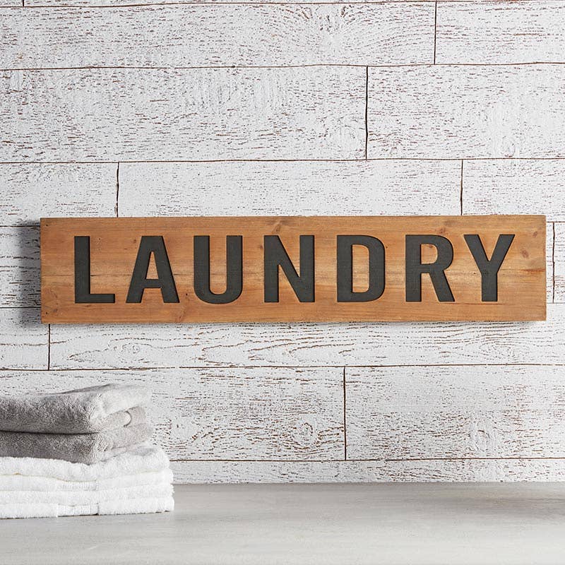 Wooden Laundry Sign - Decor Addict, LLC