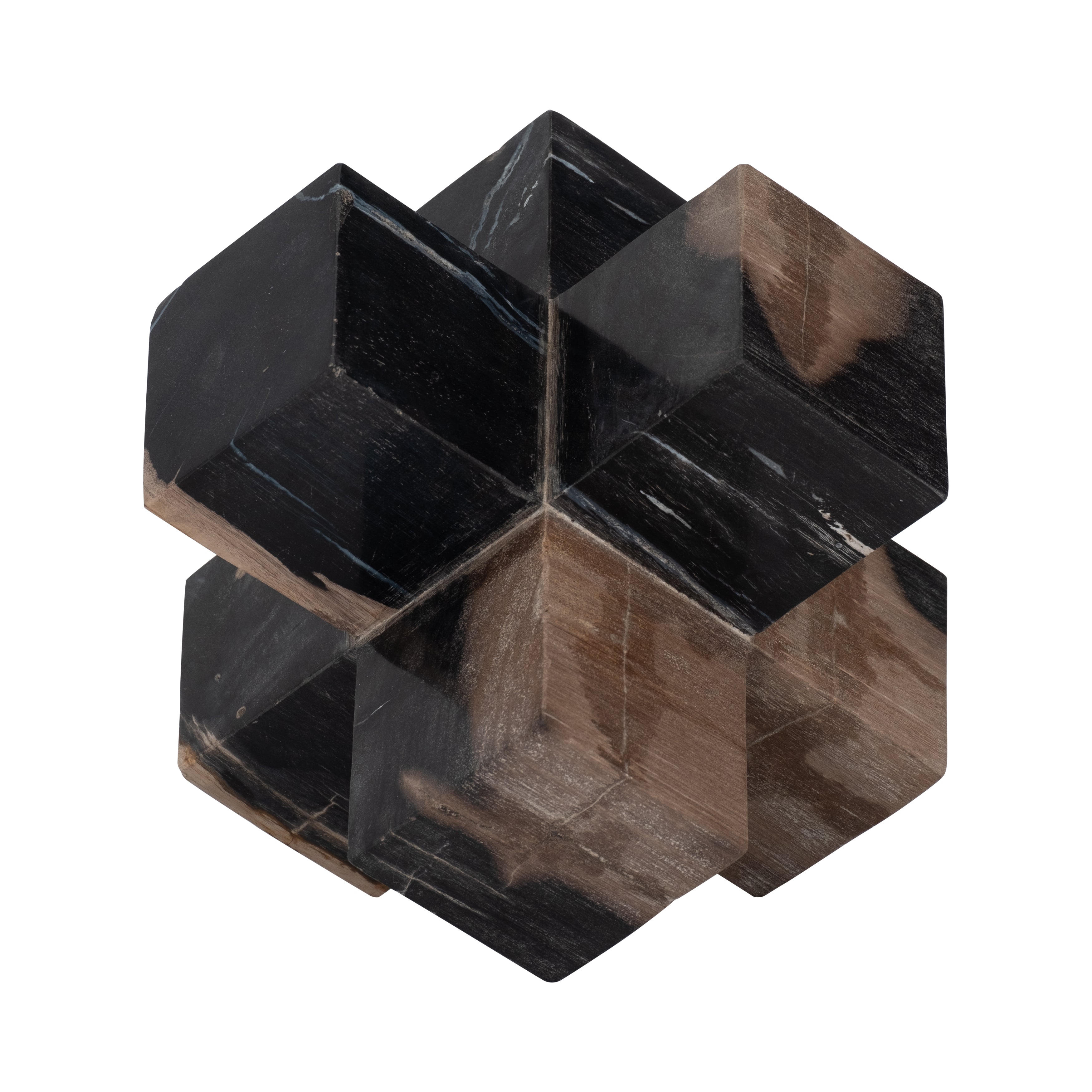 Petrified Wood, 7" Jack Deco, Multi - Decor Addict, LLC